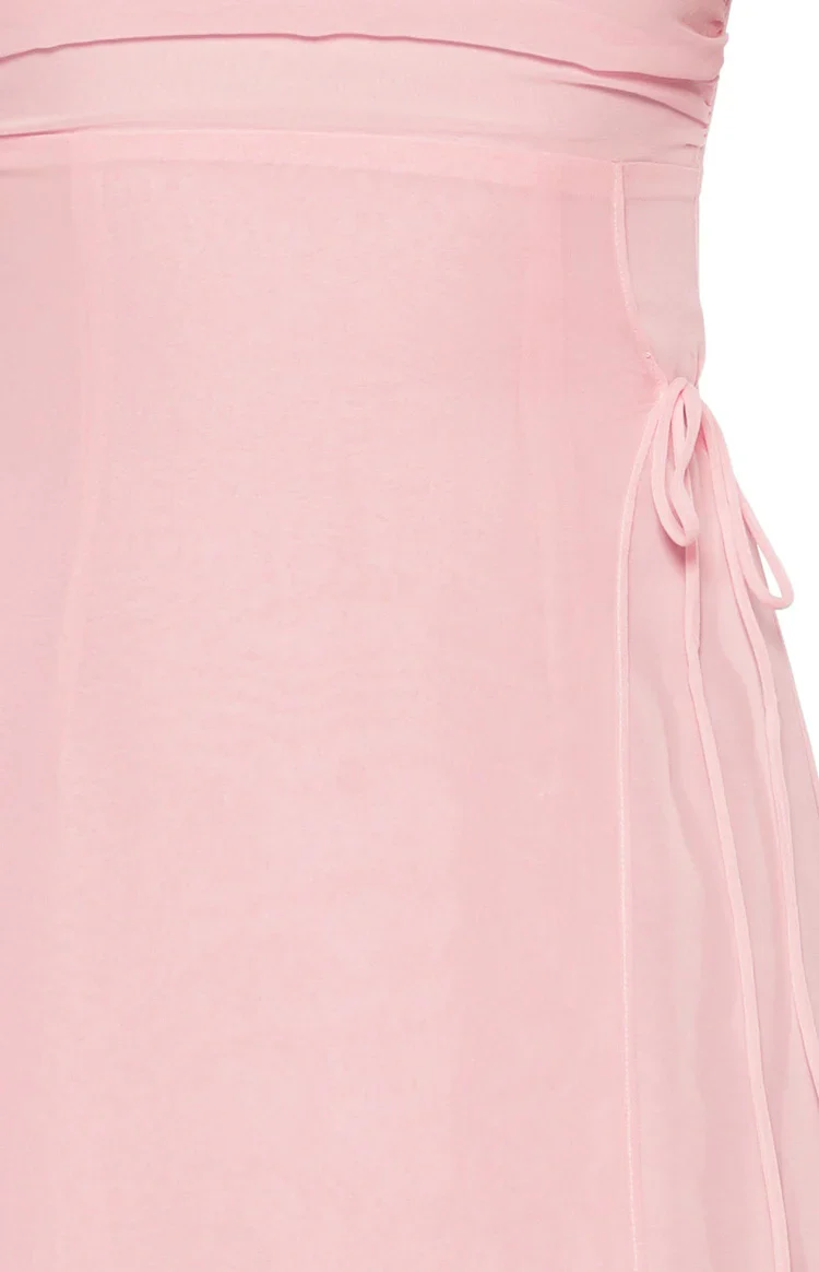Flossie Pink Sleeveless Maxi Dress