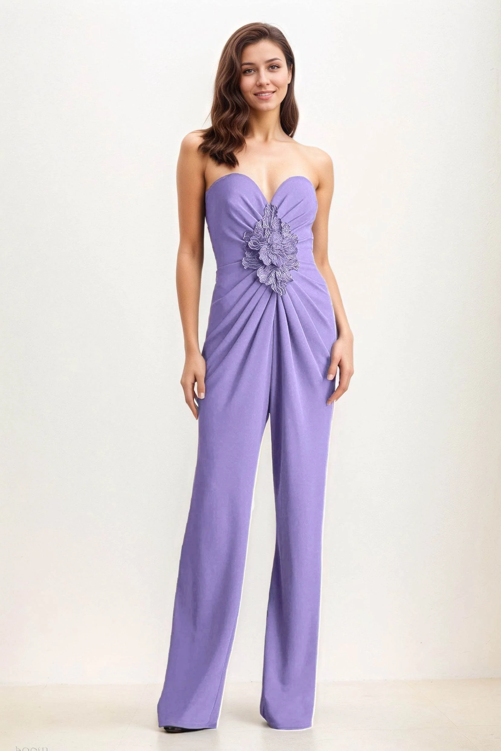 Jumpsuit Maxi Elastic Cloth Wedding Guest Dress CG0278
