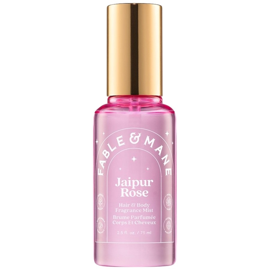 Fable & Mane Spray do włosów i ciała Jaipur Rose Hair & Body Fragrance Mist