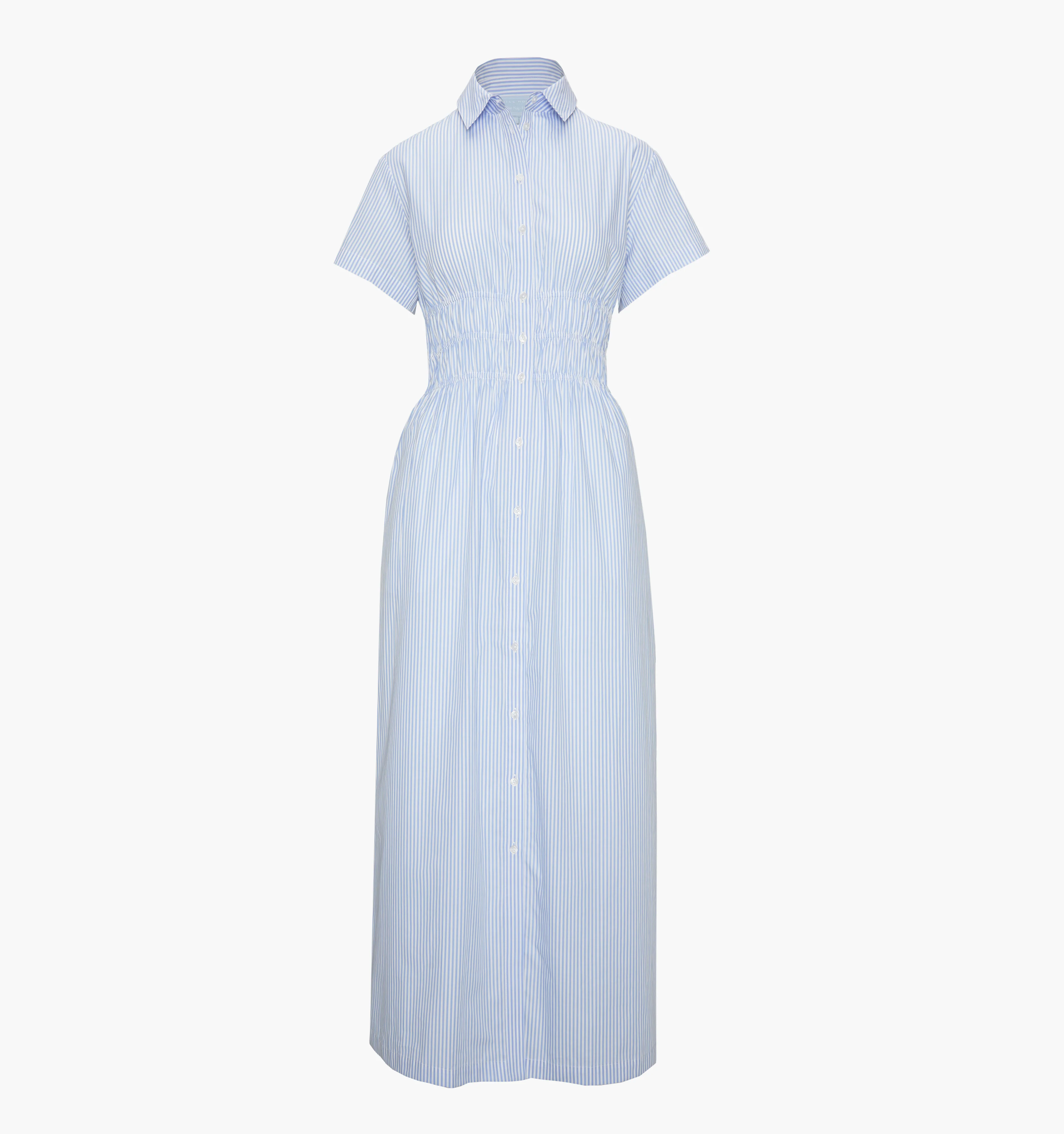 The Jamie Nap Dress - Blue/White Stripe