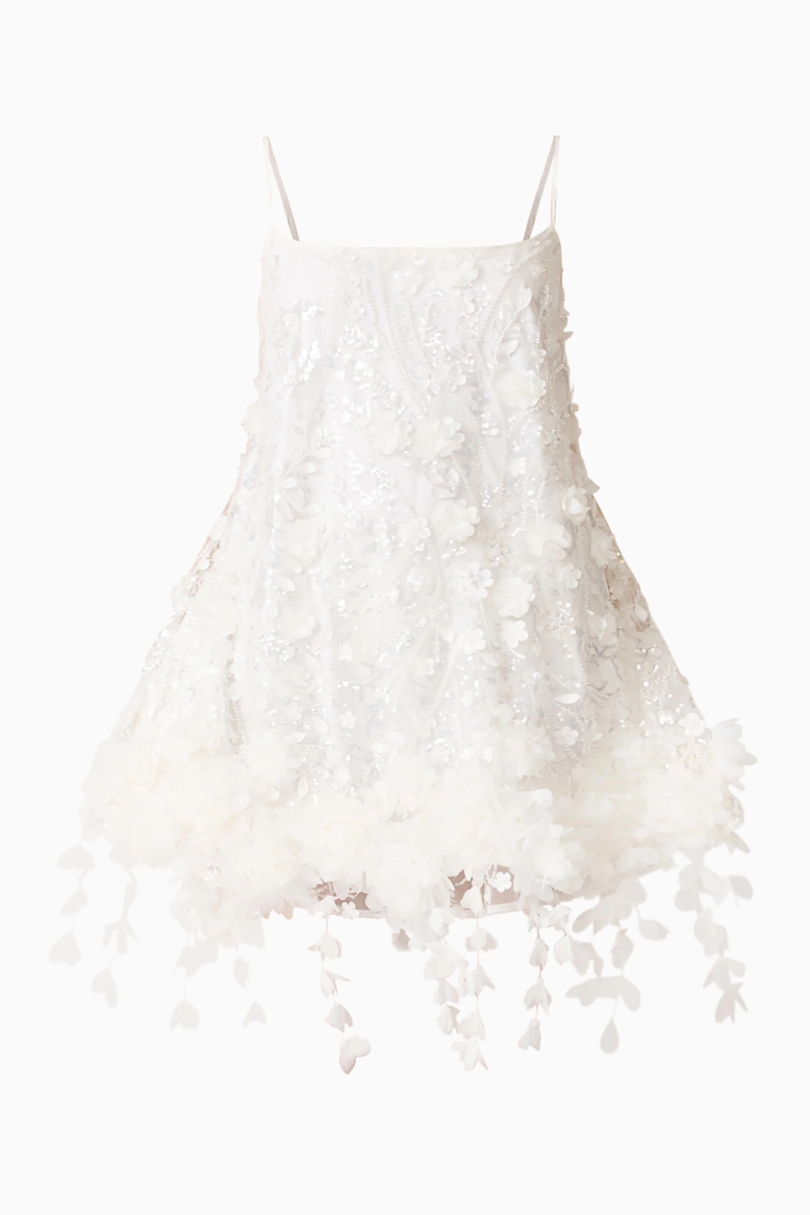 Rina Shift Mini Dress in White