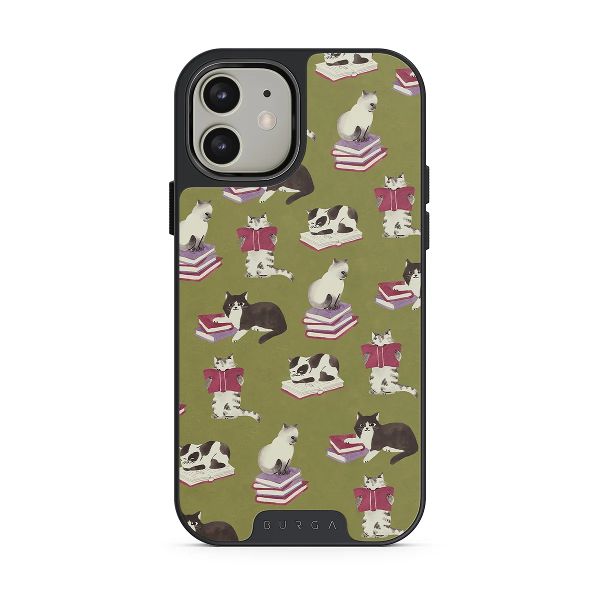 Curious Cat - iPhone 12 ケース