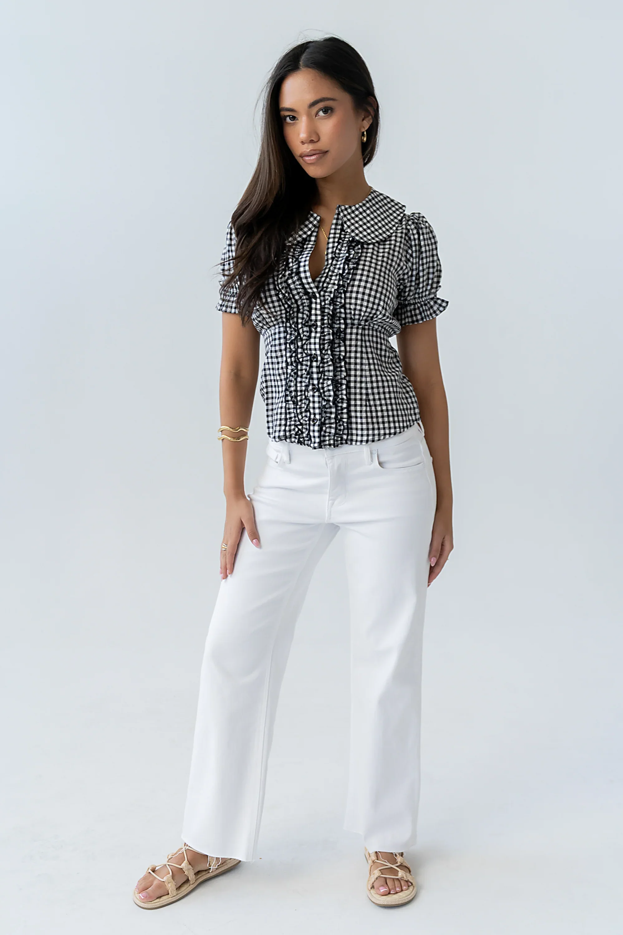 Charlie Button Up in Black