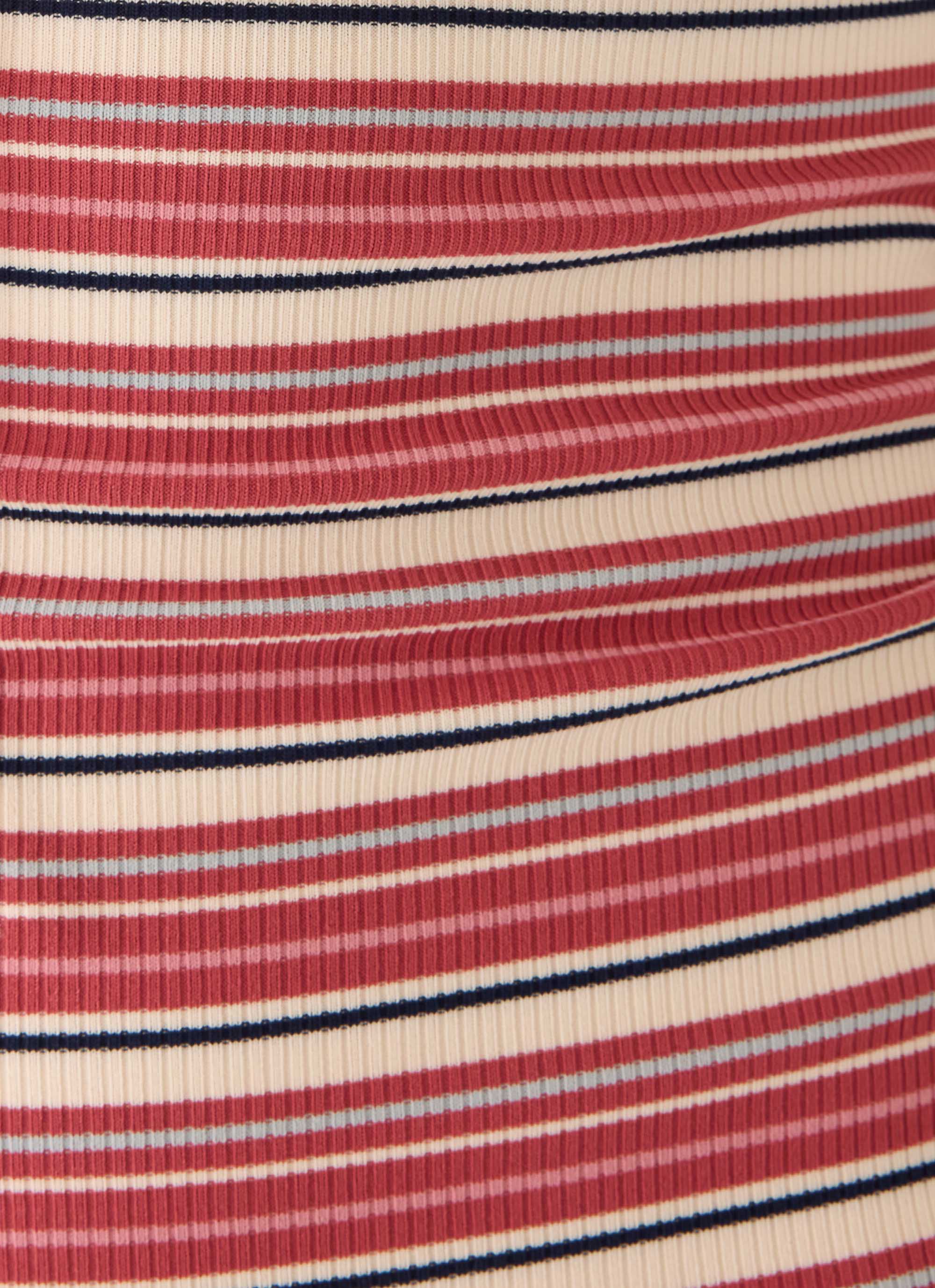 Little Bit Mini Dress - Red Stripe - luluinthesky