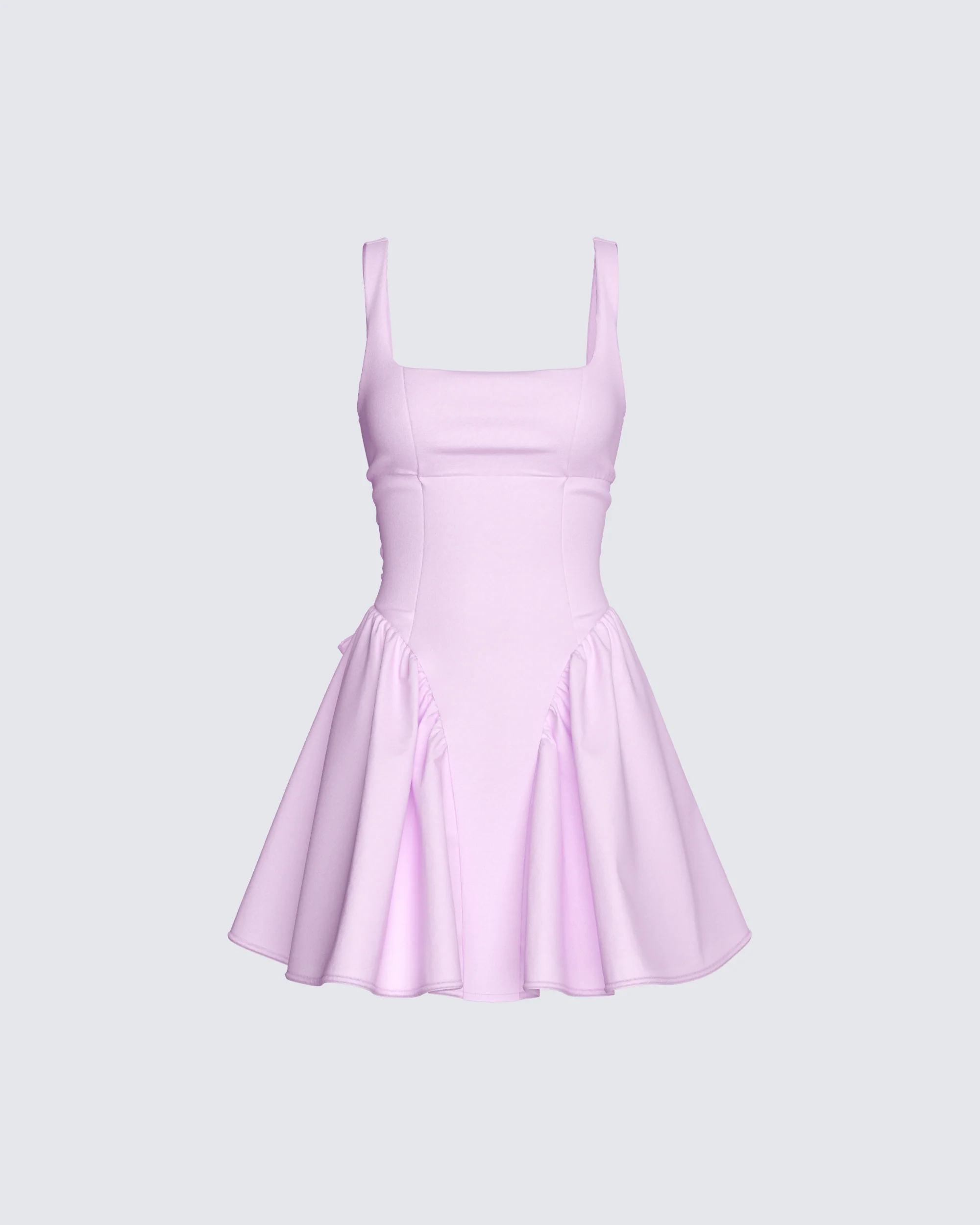 Emi Pink Bow Mini Dress