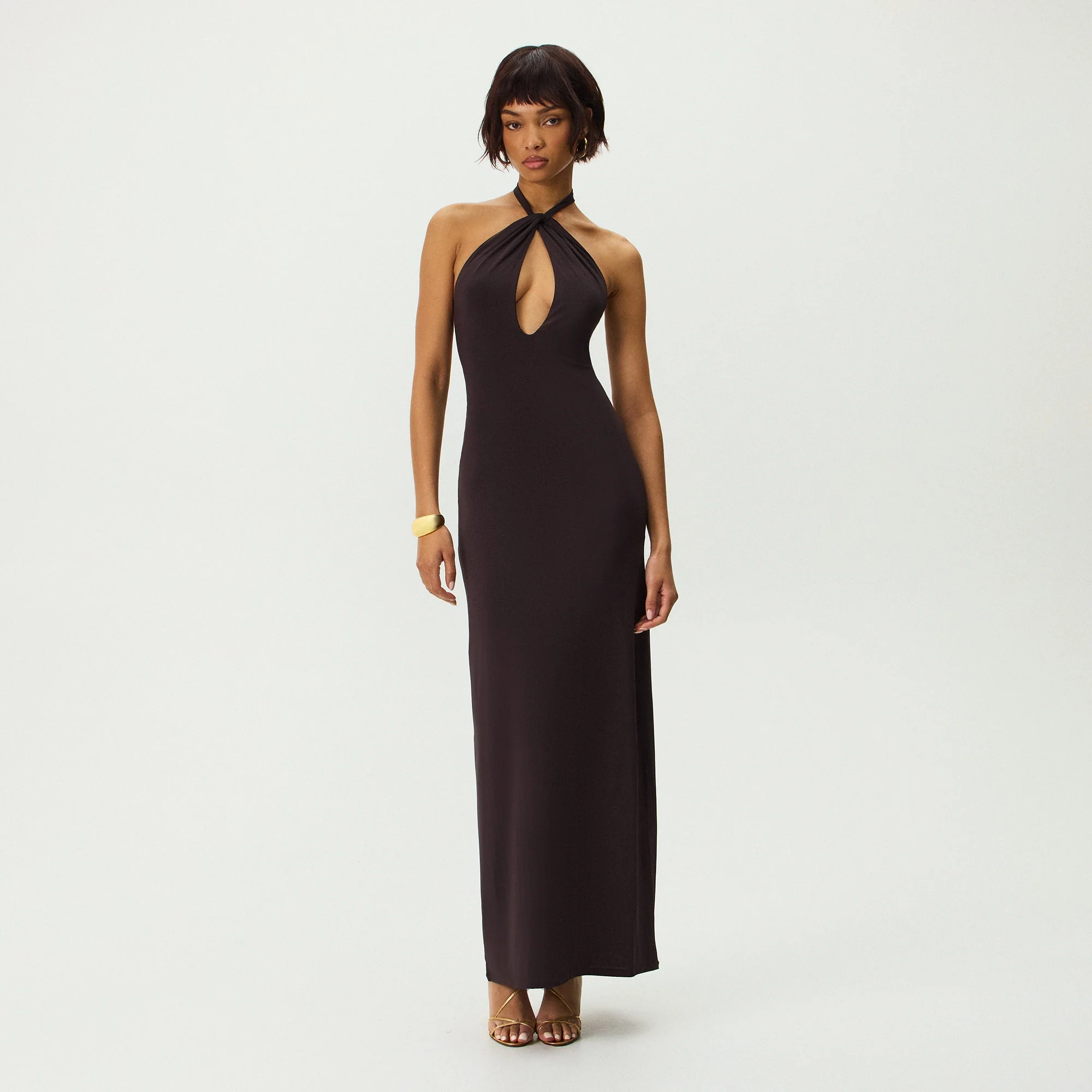 Kith Women Sasha Halter Maxi Dress - Incognito
