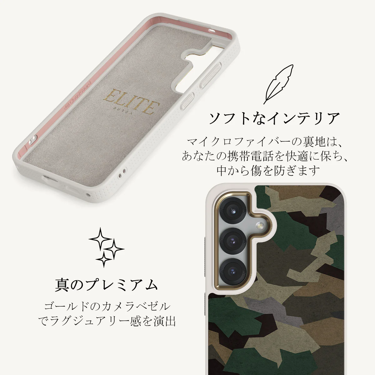 Tropical Green Camo - Samsung Galaxy S25 ケース
