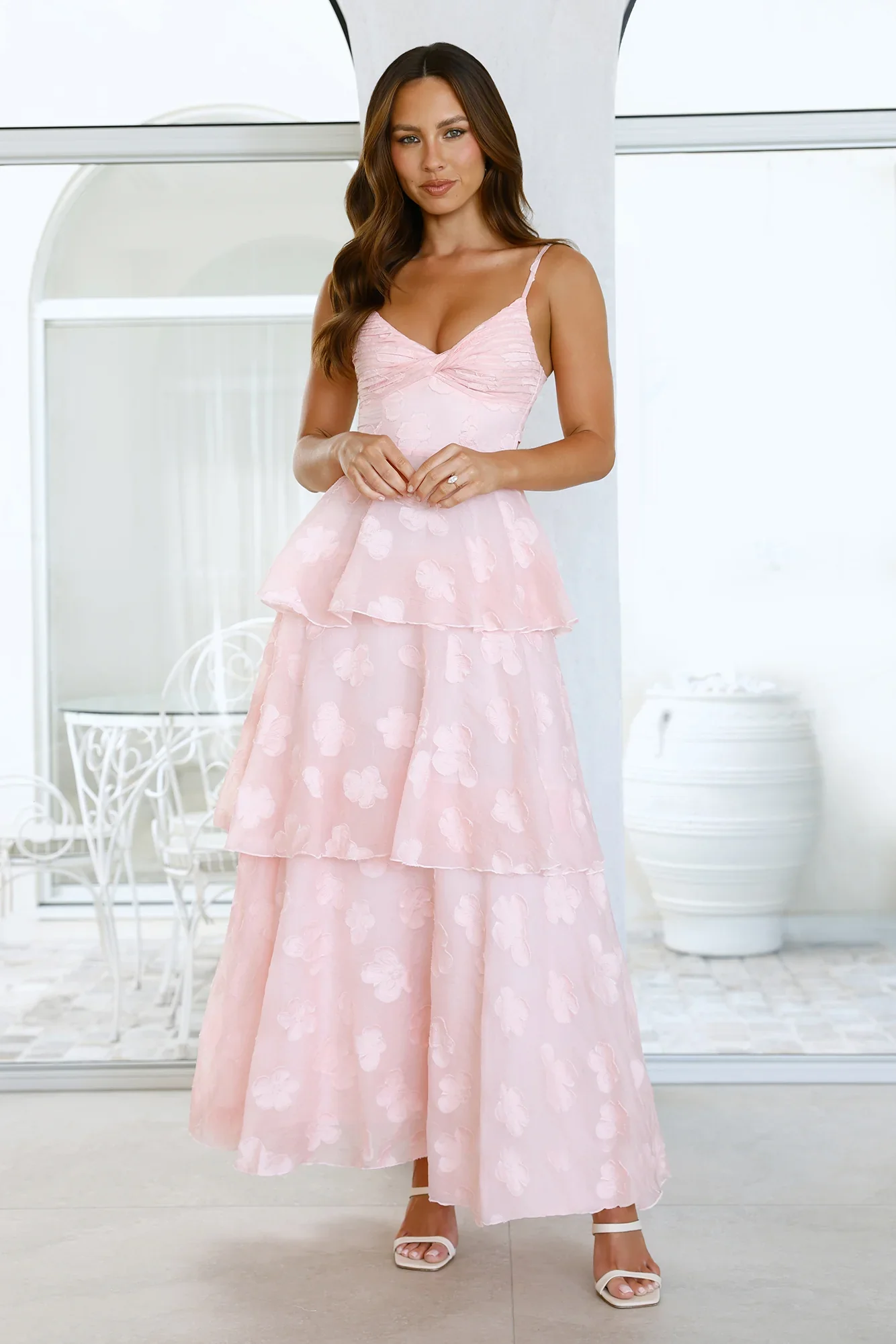 She Loved First Maxi Dress Pink - luluinthesky