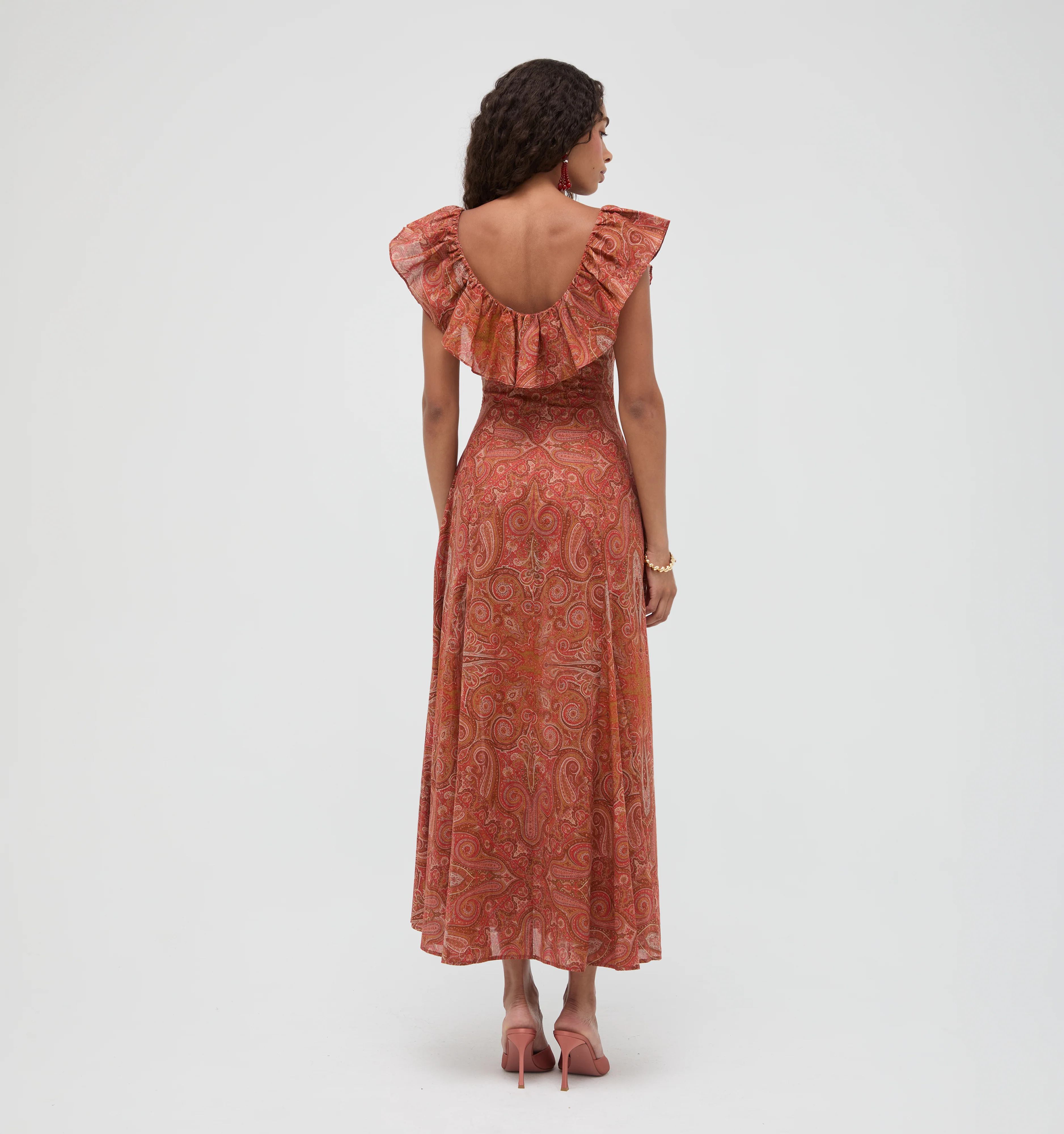 The Milani Dress -  Cypress Paisley