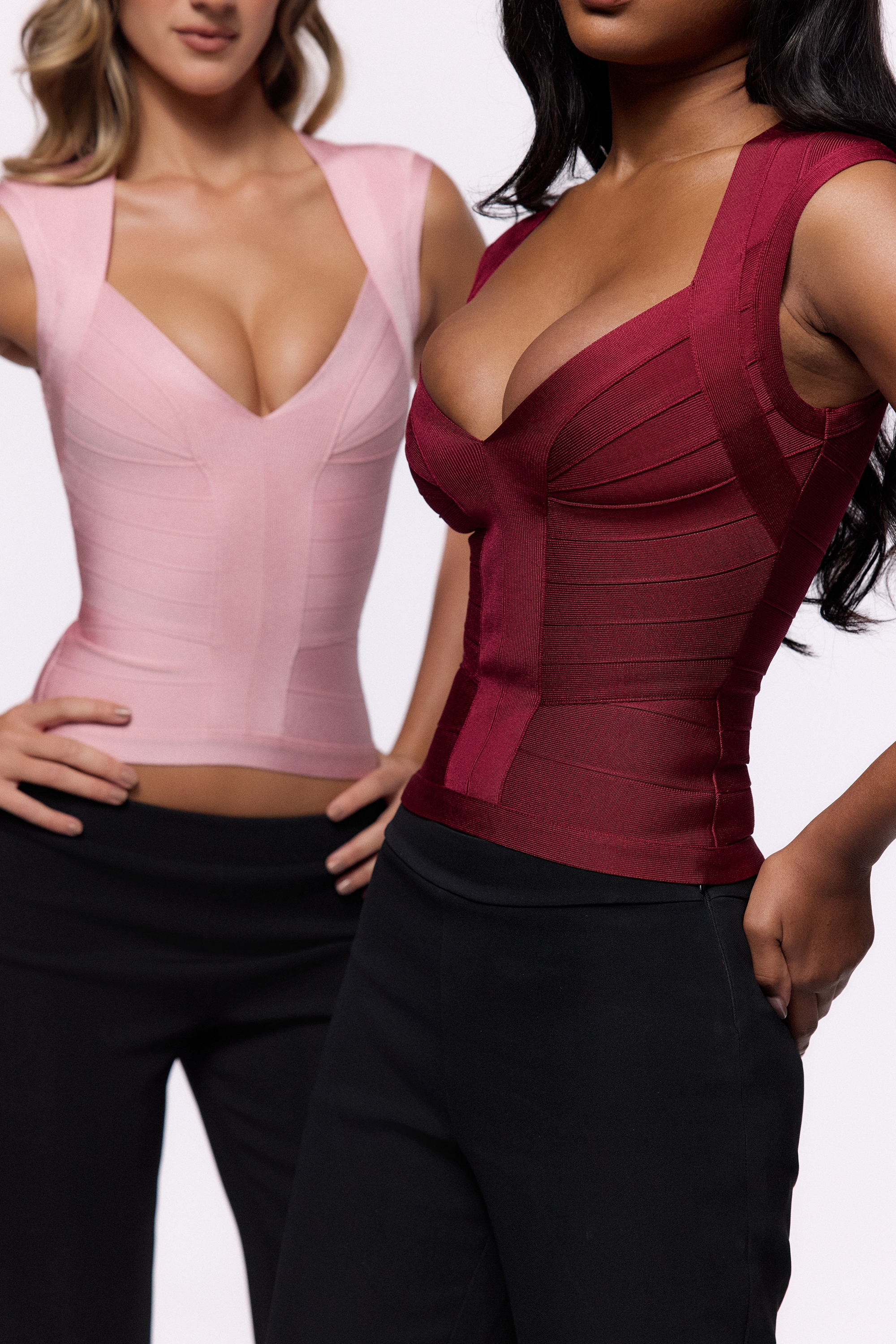 Wine Bandage Top