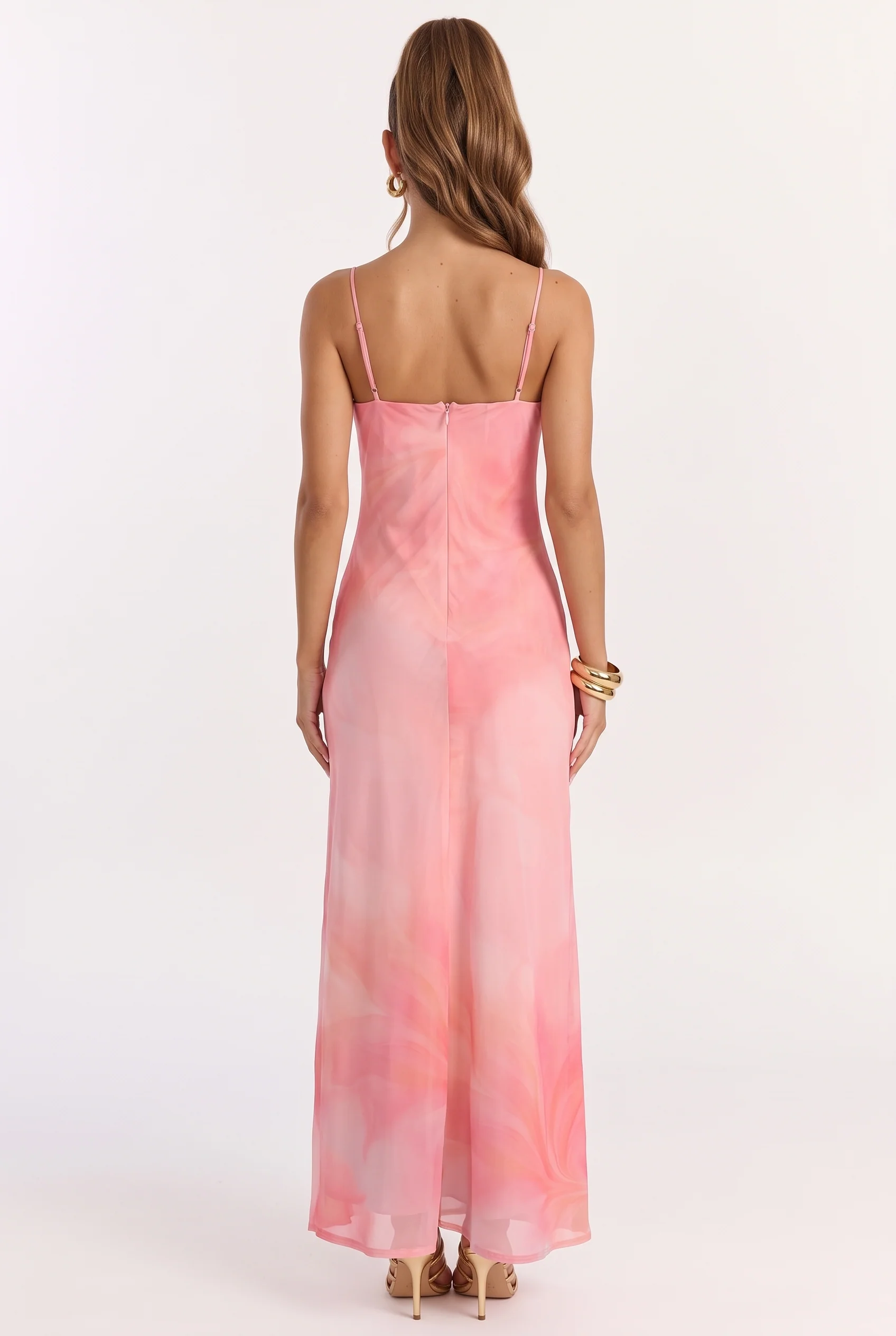 Miyu Bias Cut Maxi Dress