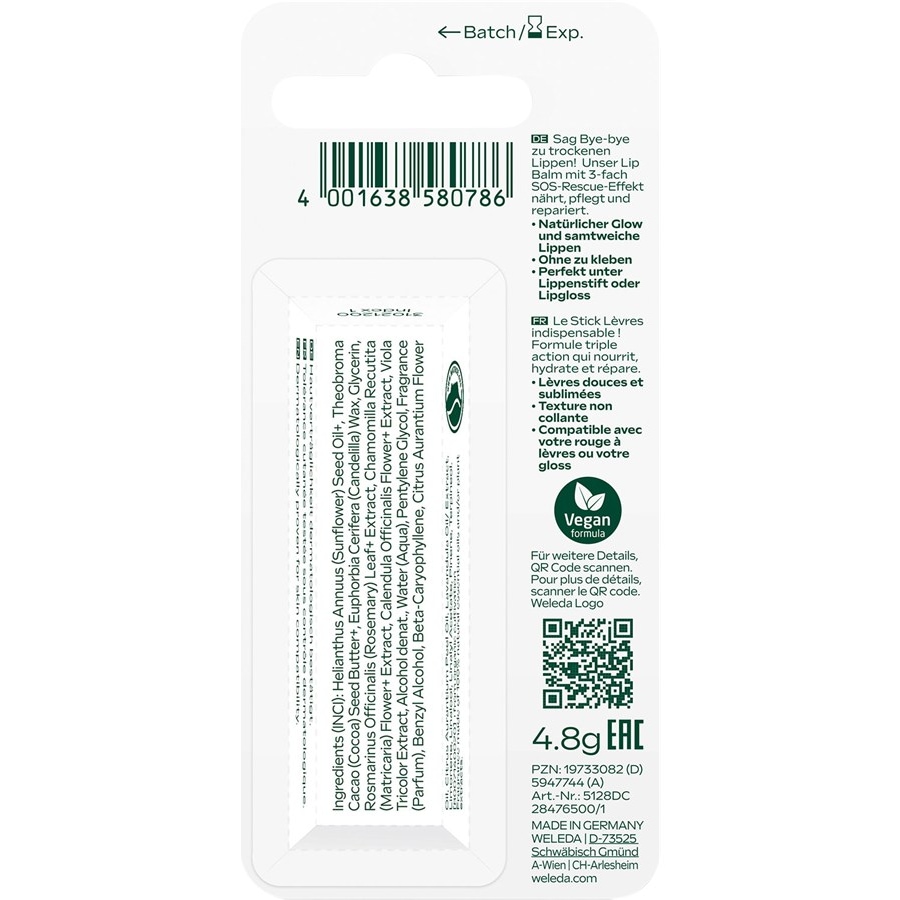 WELEDA Pielęgnacja oczu i ust Skin Food Lip Balm
