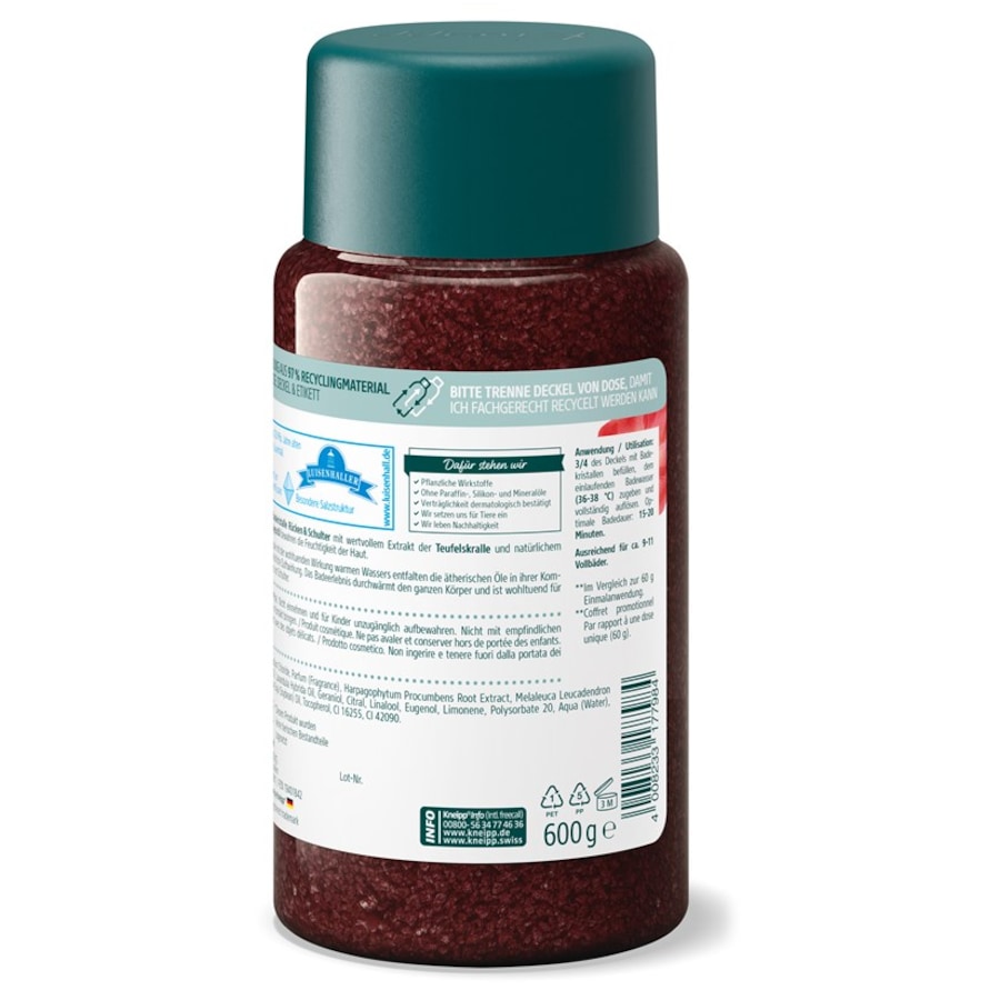 Kneipp Bath crystals Plecy i ramiona