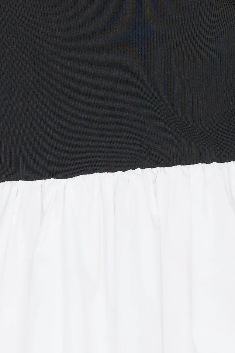 Cotton Clouds One Shoulder Mini Dress White
