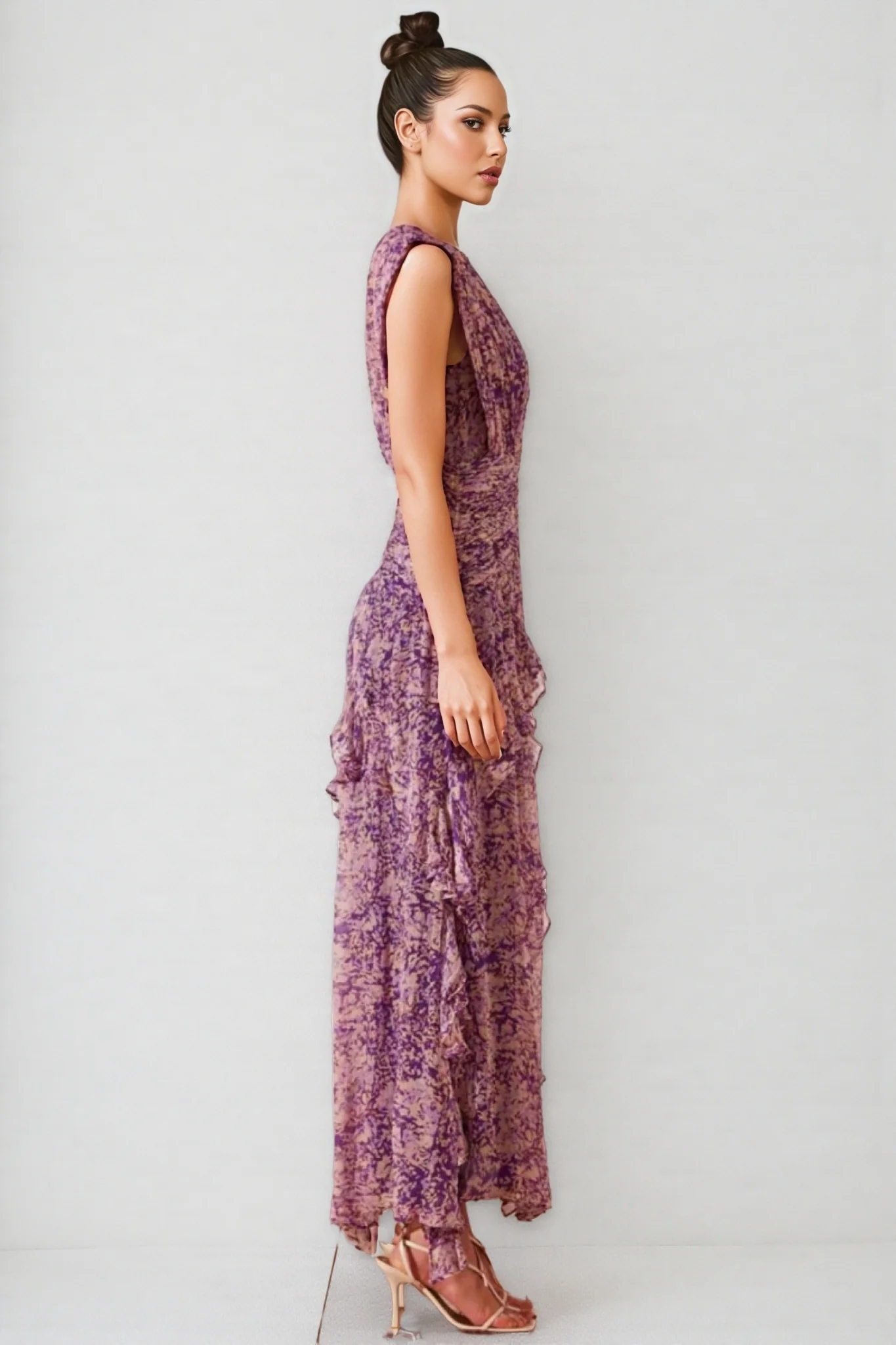 Phaedra Round Neck Sleeveless Maxi Dress
