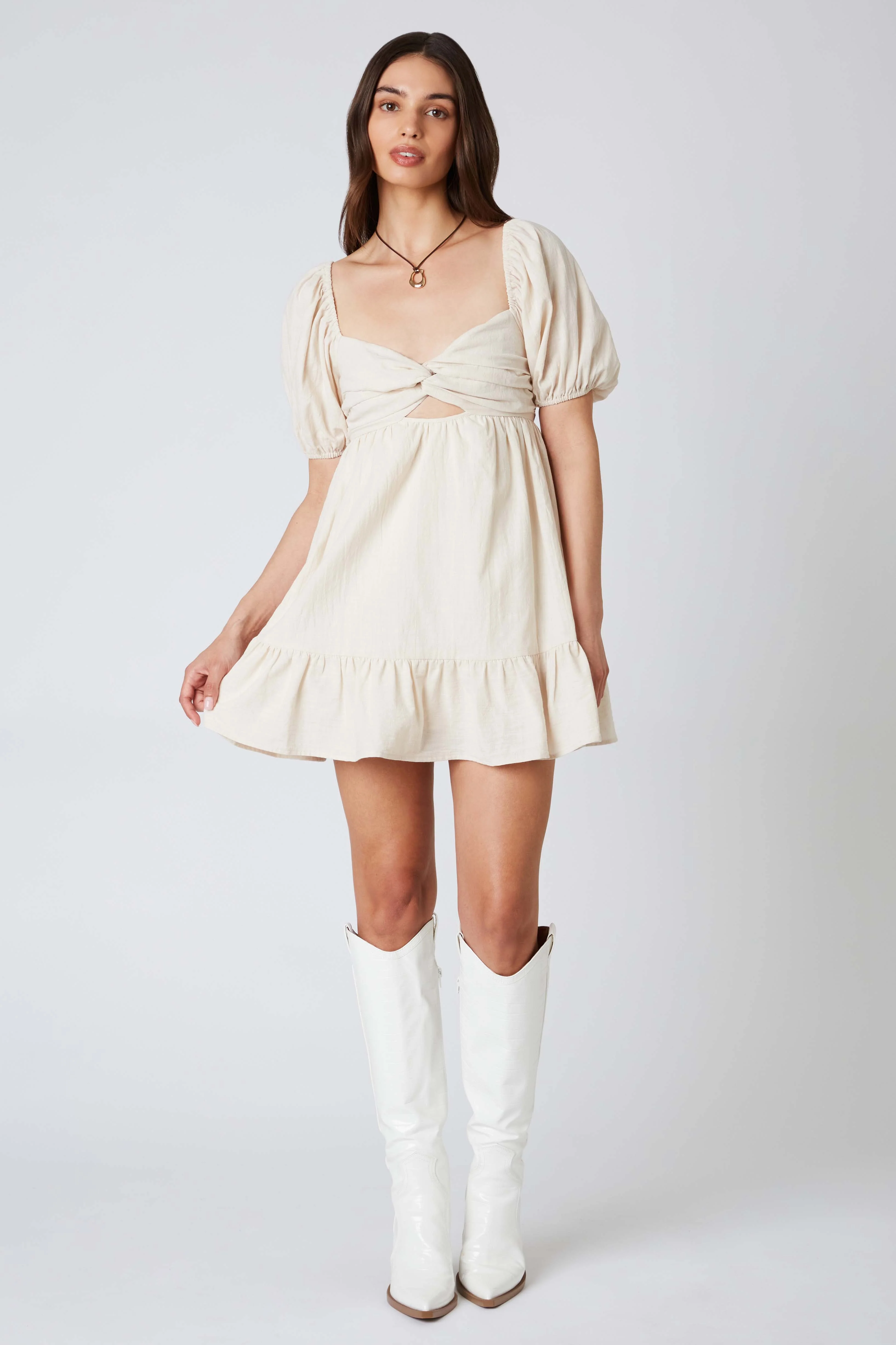 Linen Keyhole Romper