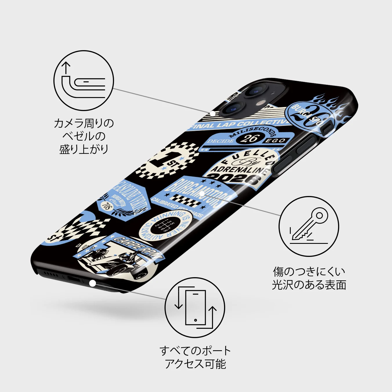 Finish Line - iPhone 12 Mini ケース