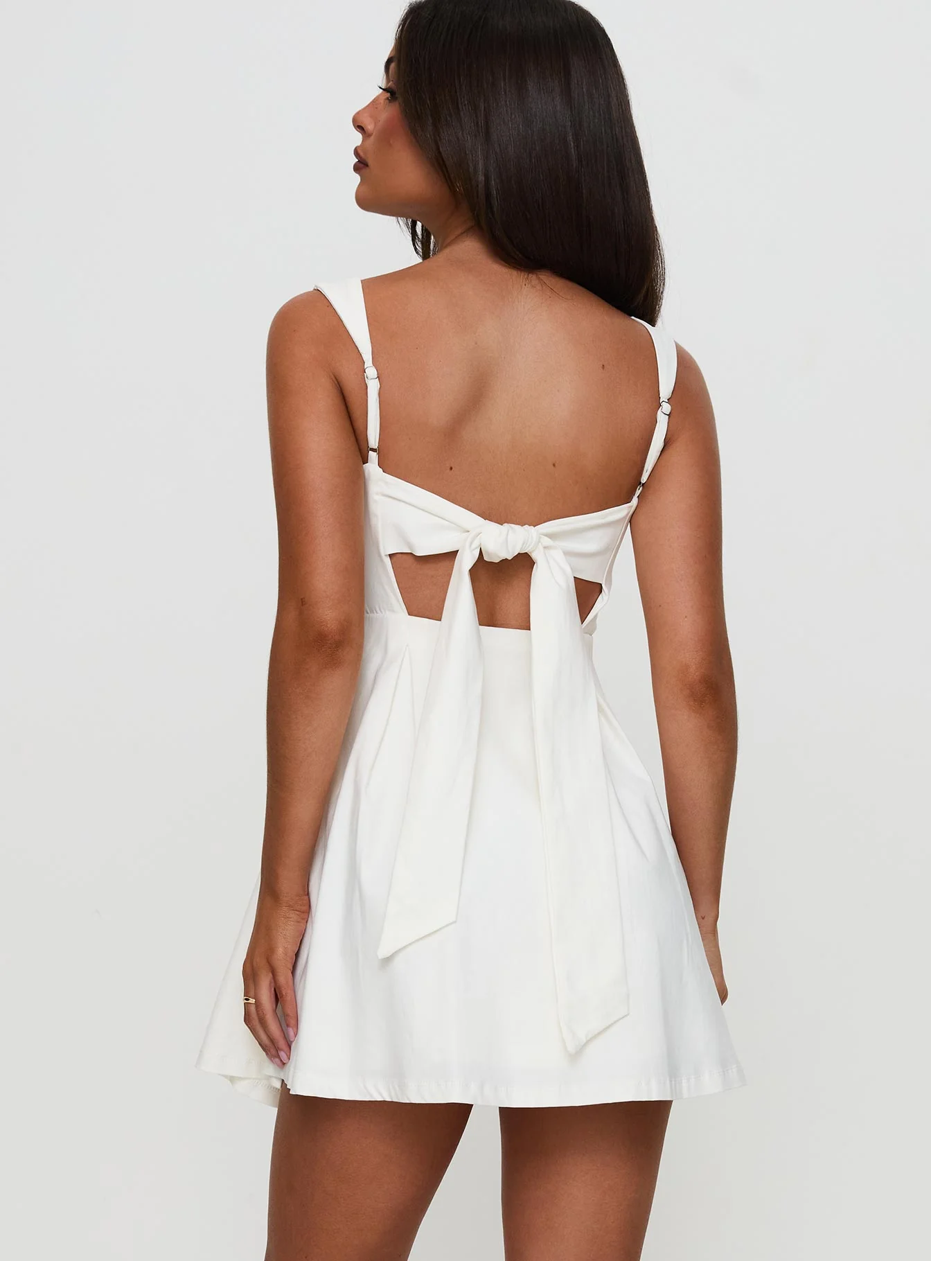 Xanthus Mini Dress White - luluinthesky