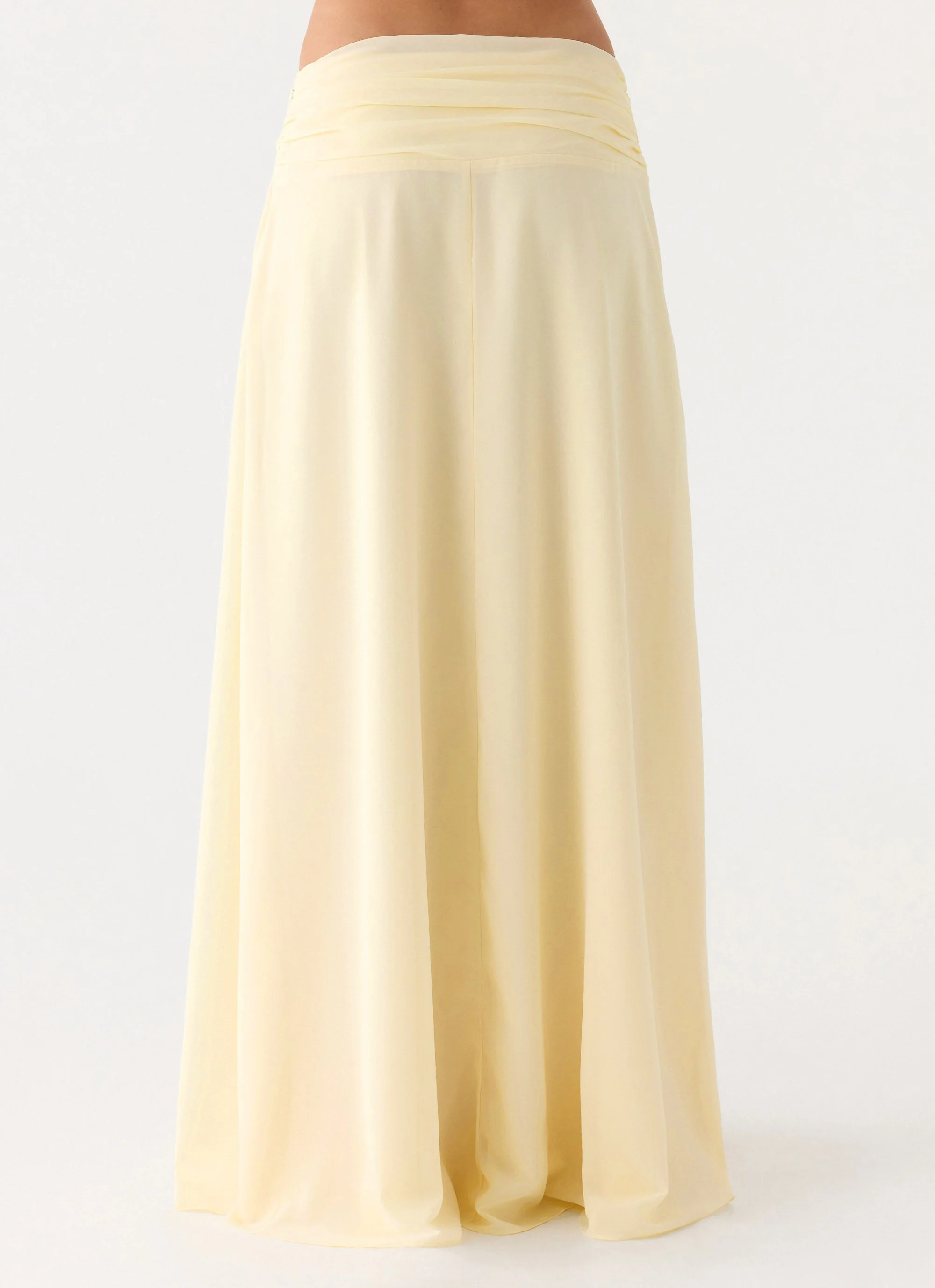Natalya Maxi Skirt - Yellow - luluinthesky