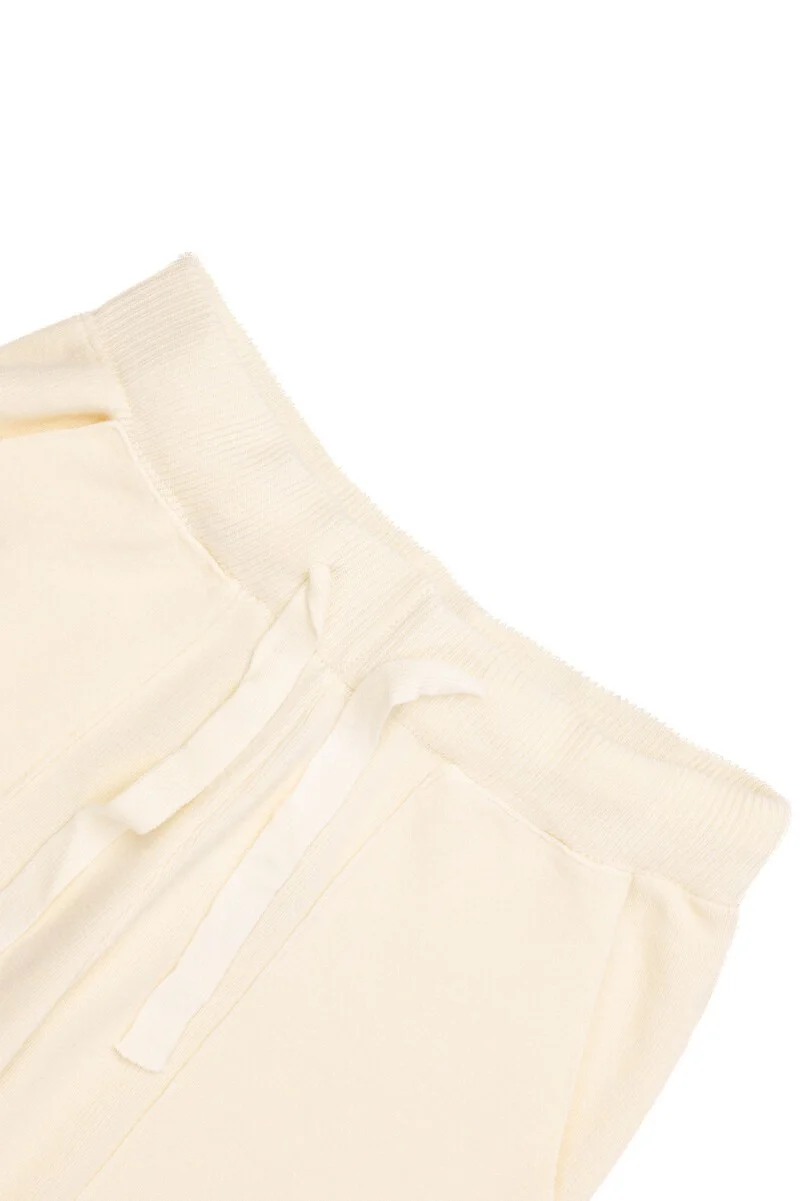 Drawstring Sweater Knit Pants
