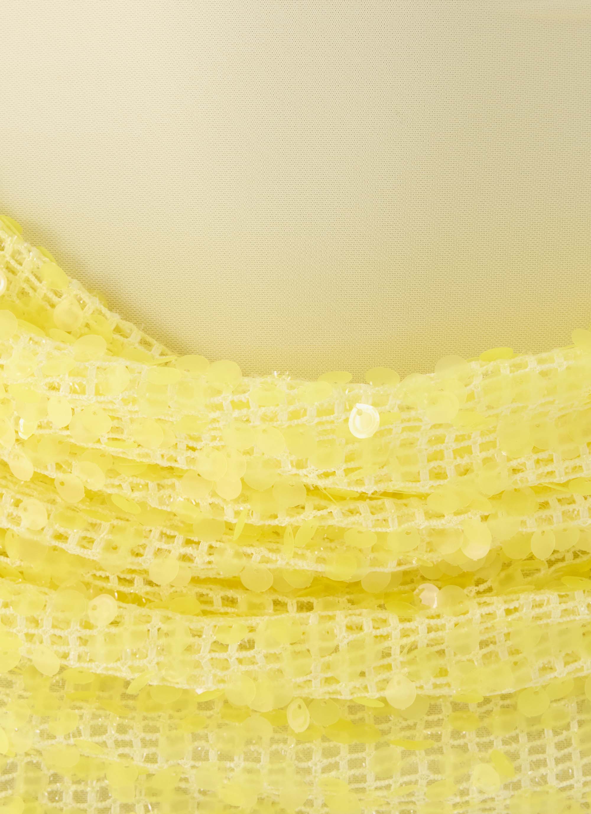 Indira Halter Mini Dress - Yellow - luluinthesky