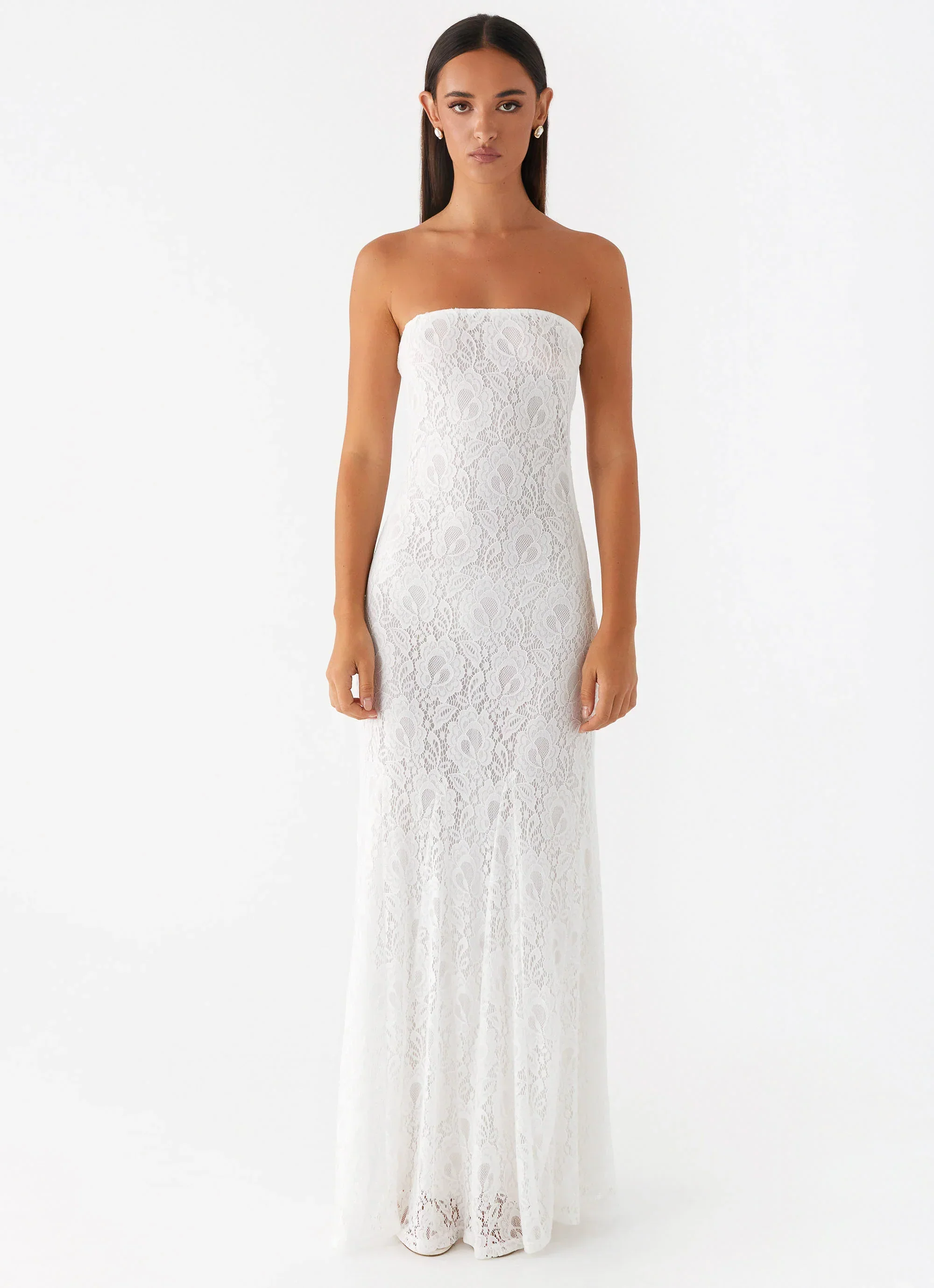 Lolita Lace Maxi Dress - Ivory - luluinthesky