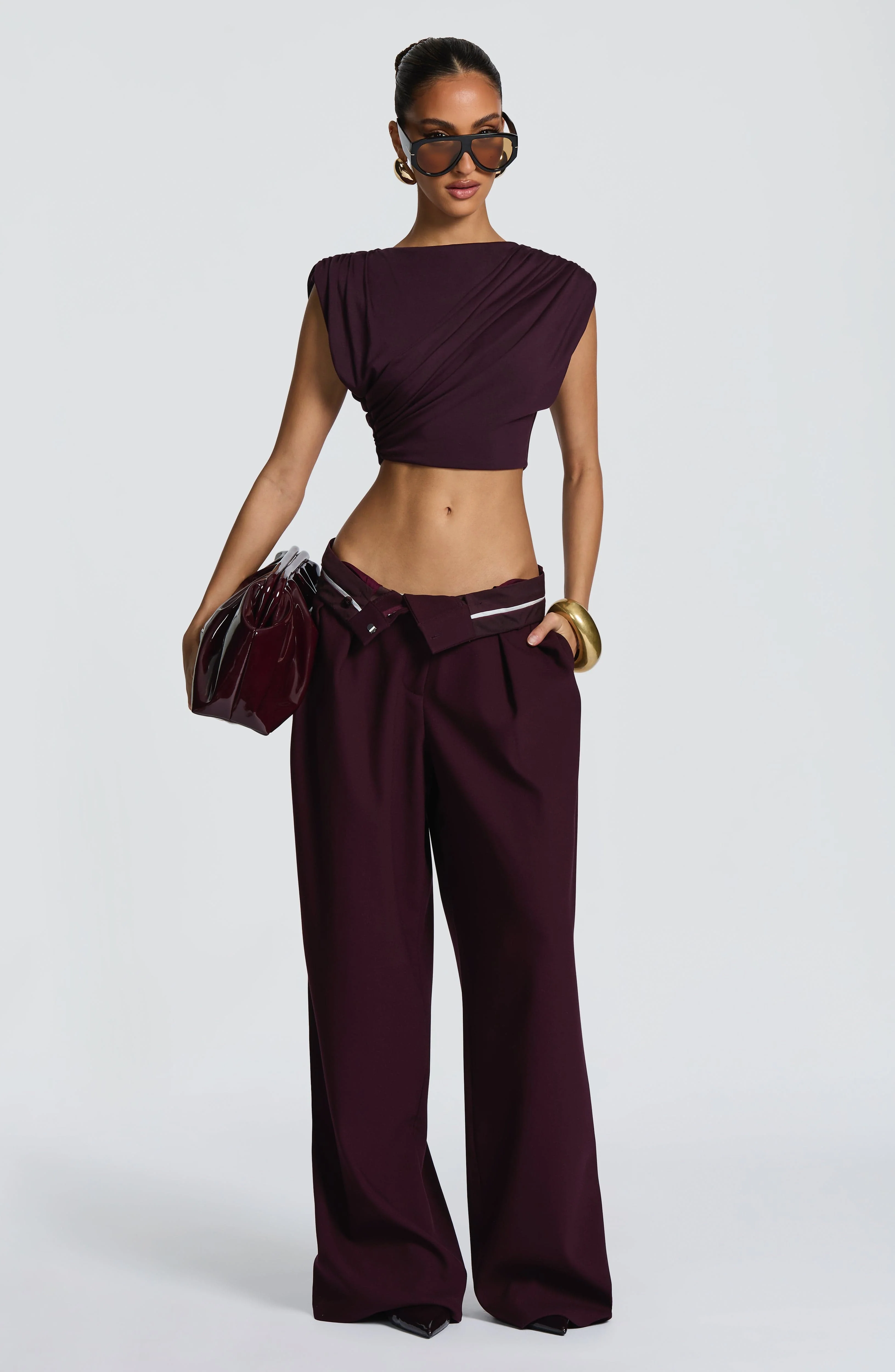 Kirsty Pants - Plum