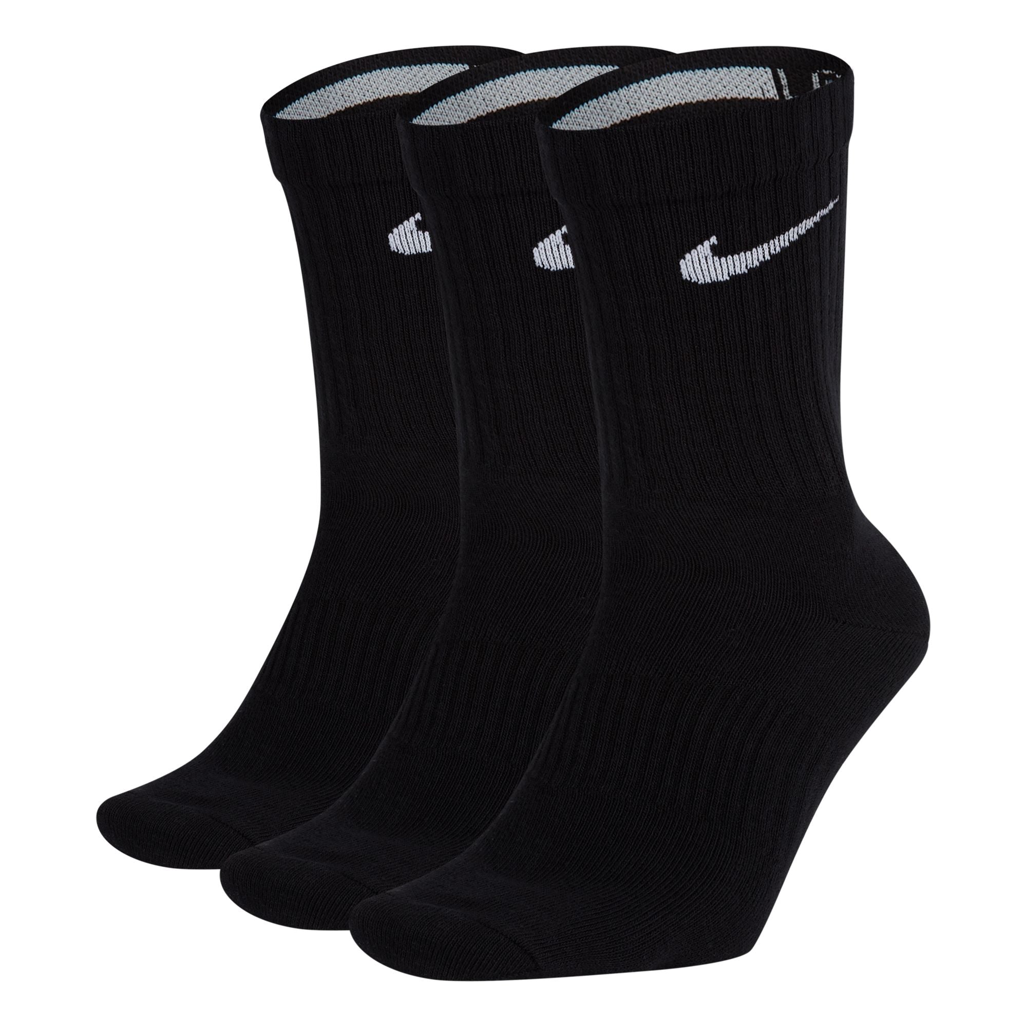 NIKE Performance Light Weight Men's Sport Socks Black SX4704-001