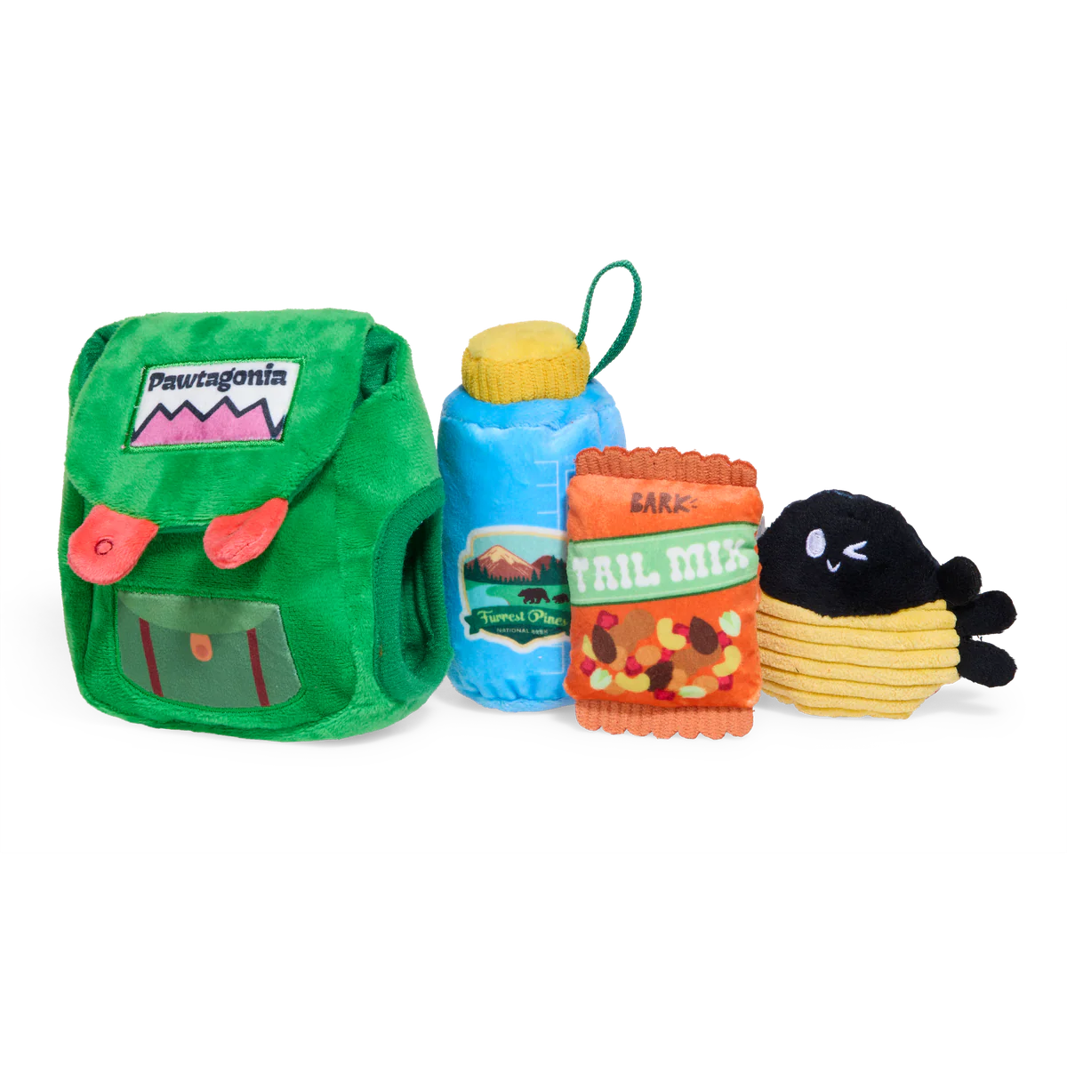 PNW Barkpack Plush Multi-Part + Enrichment Dog Toy