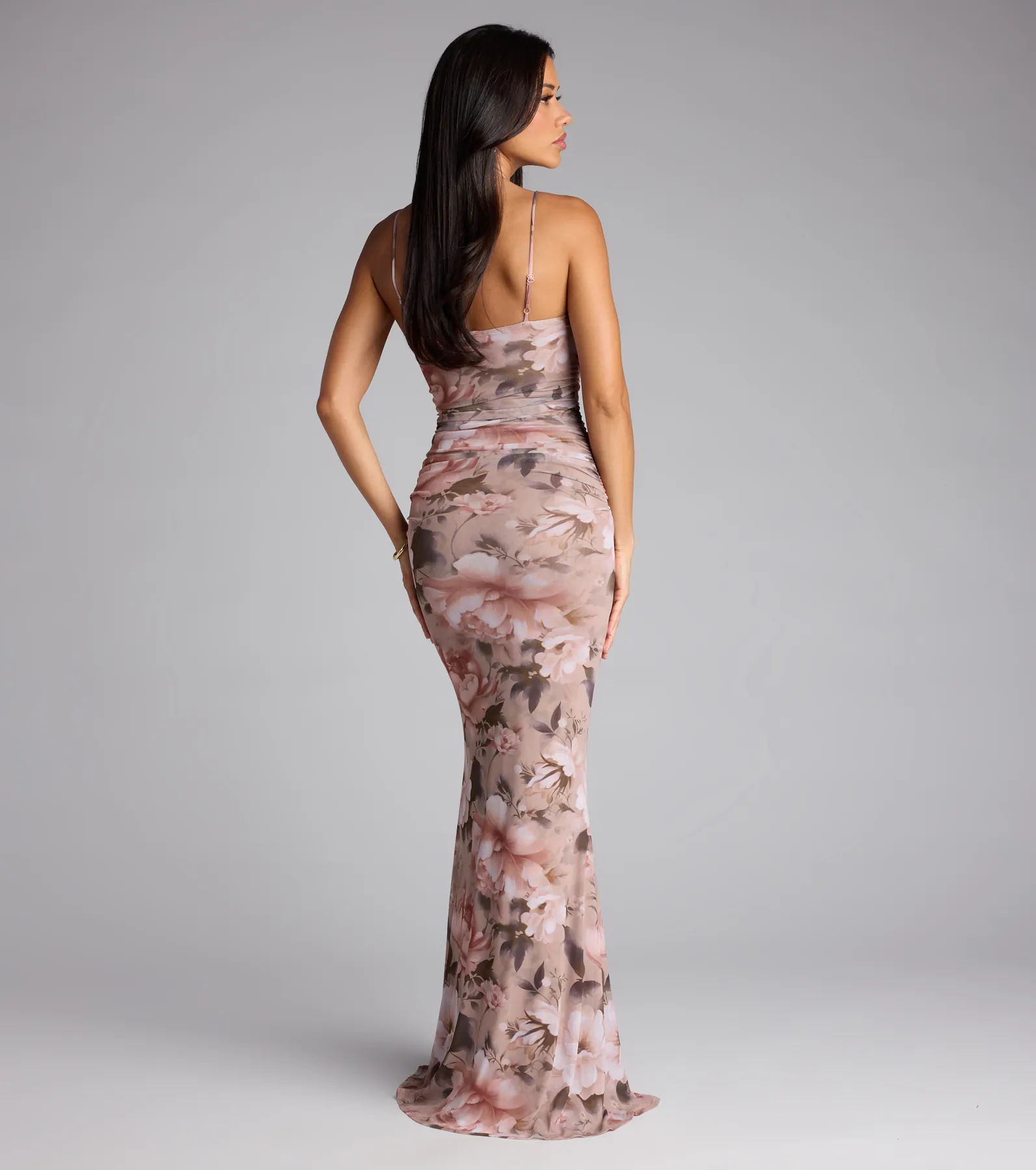 Yvette Floral Mermaid Formal Dress