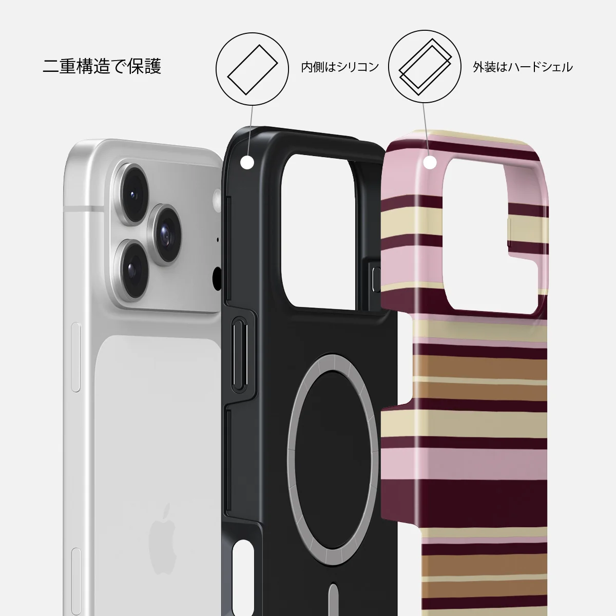 Berry Layers - iPhone 18 Pro ケース