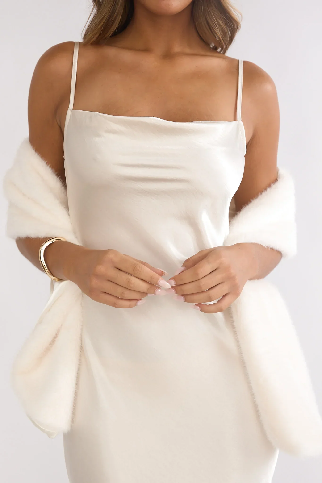 Hadley Cami Scarf Maxi Dress Cream