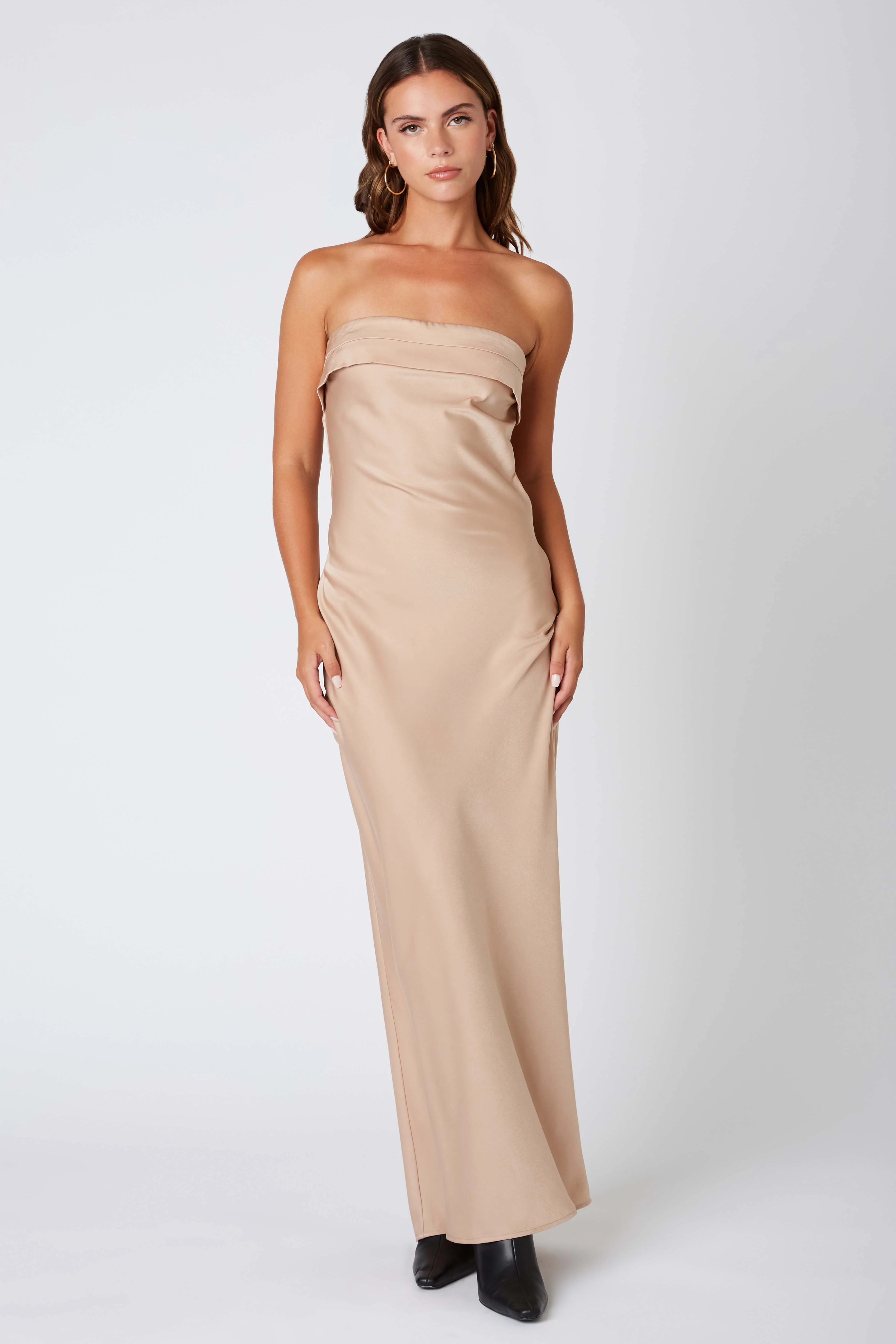 Strapless Bias Gown