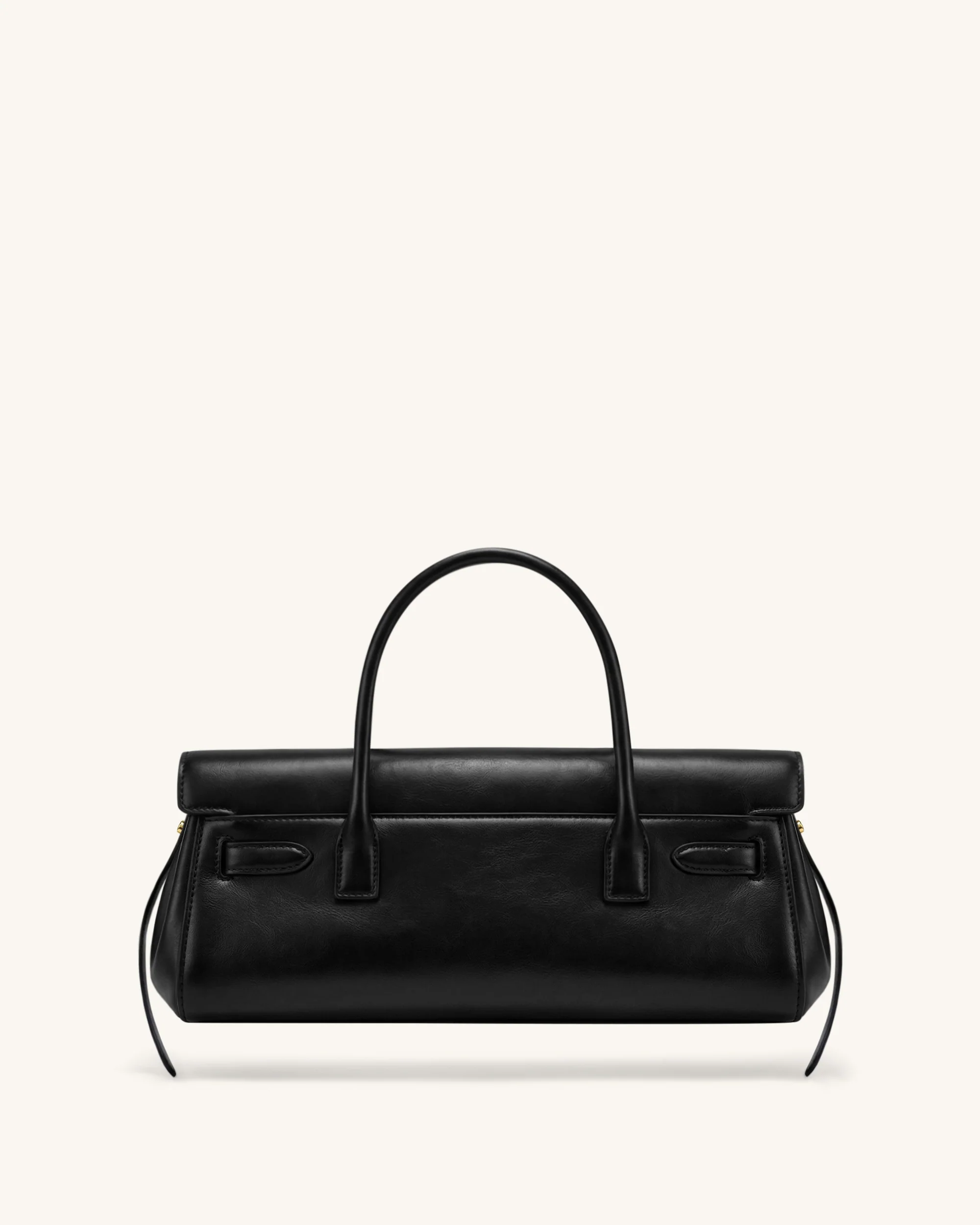 Yara Small Top Handle Shoulder Bag - Black