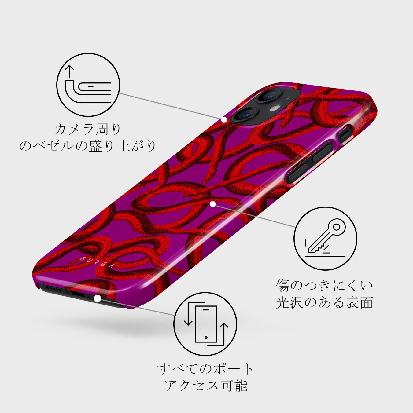Watch Out - iPhone 12 Mini ケース