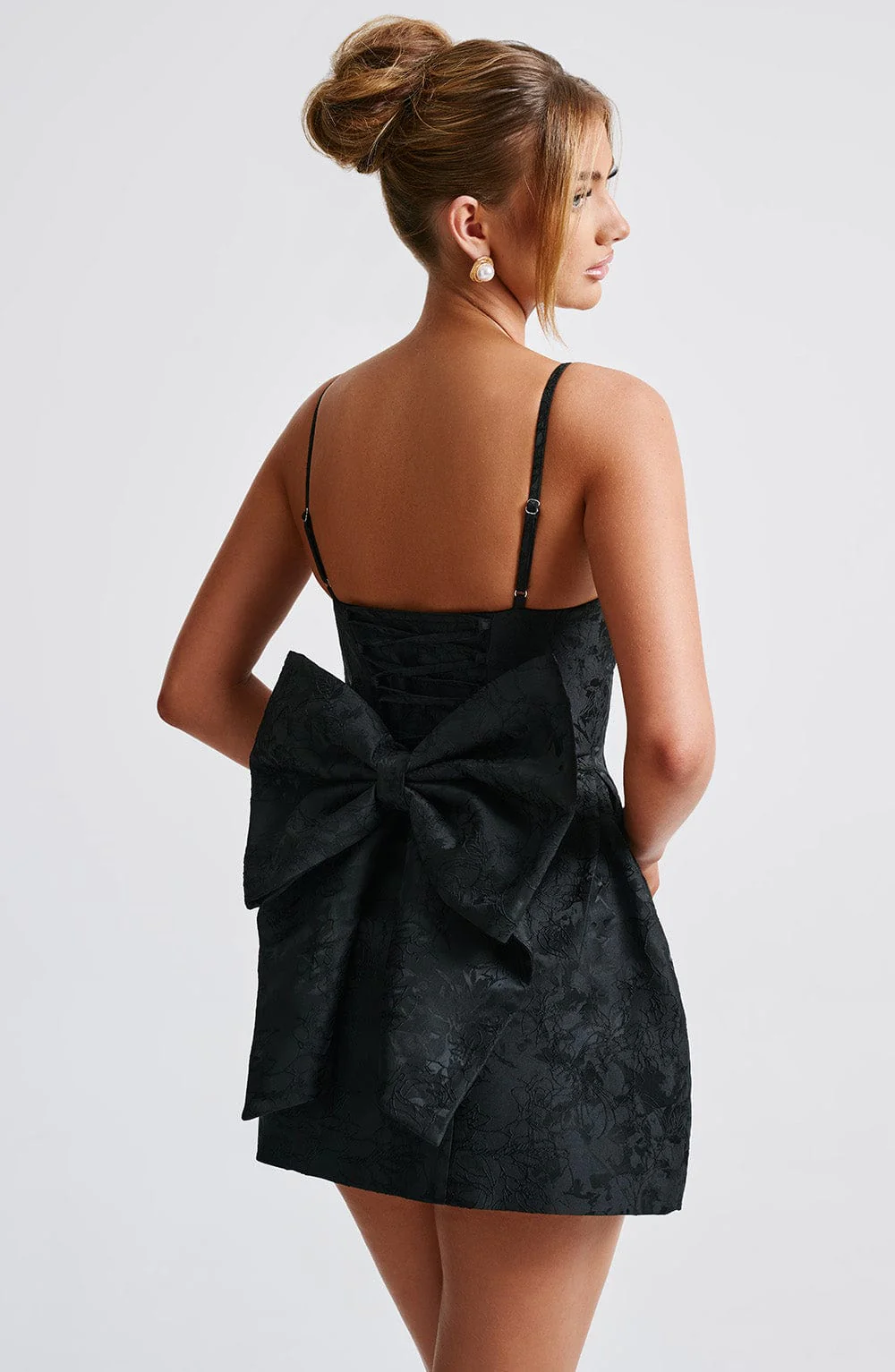 Zoella Mini Dress - Black - luluinthesky