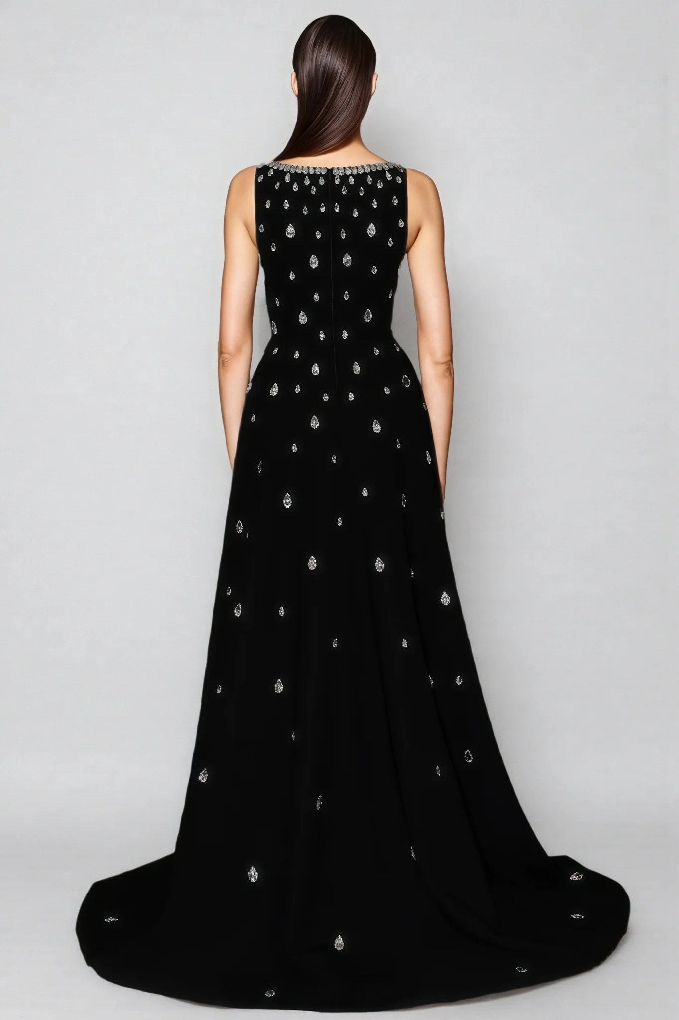 Conjunto Black Diamond Sleeveless Maxi Dress