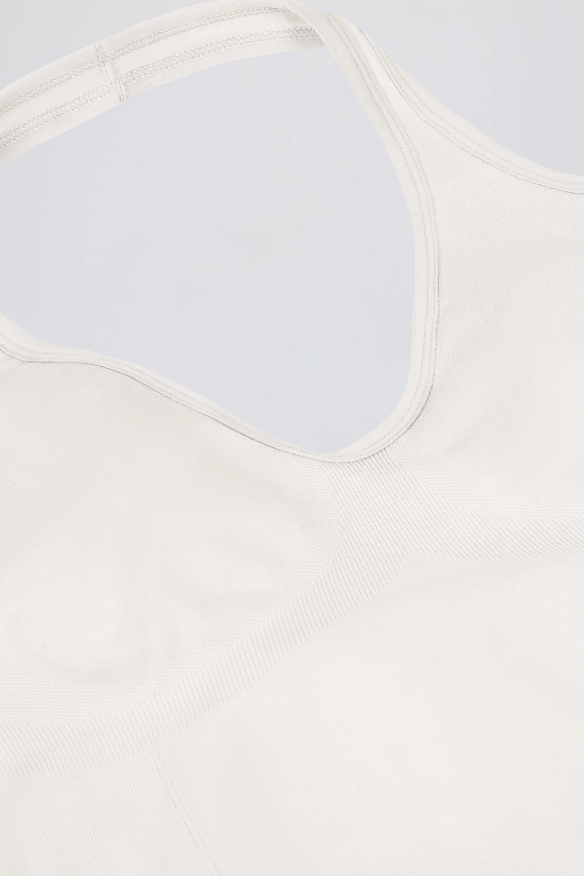 Define Luxe Halterneck Tank Top in White