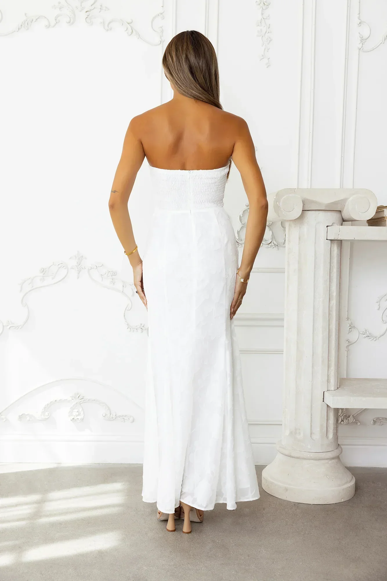 Sea Kissed Strapless Maxi Dress