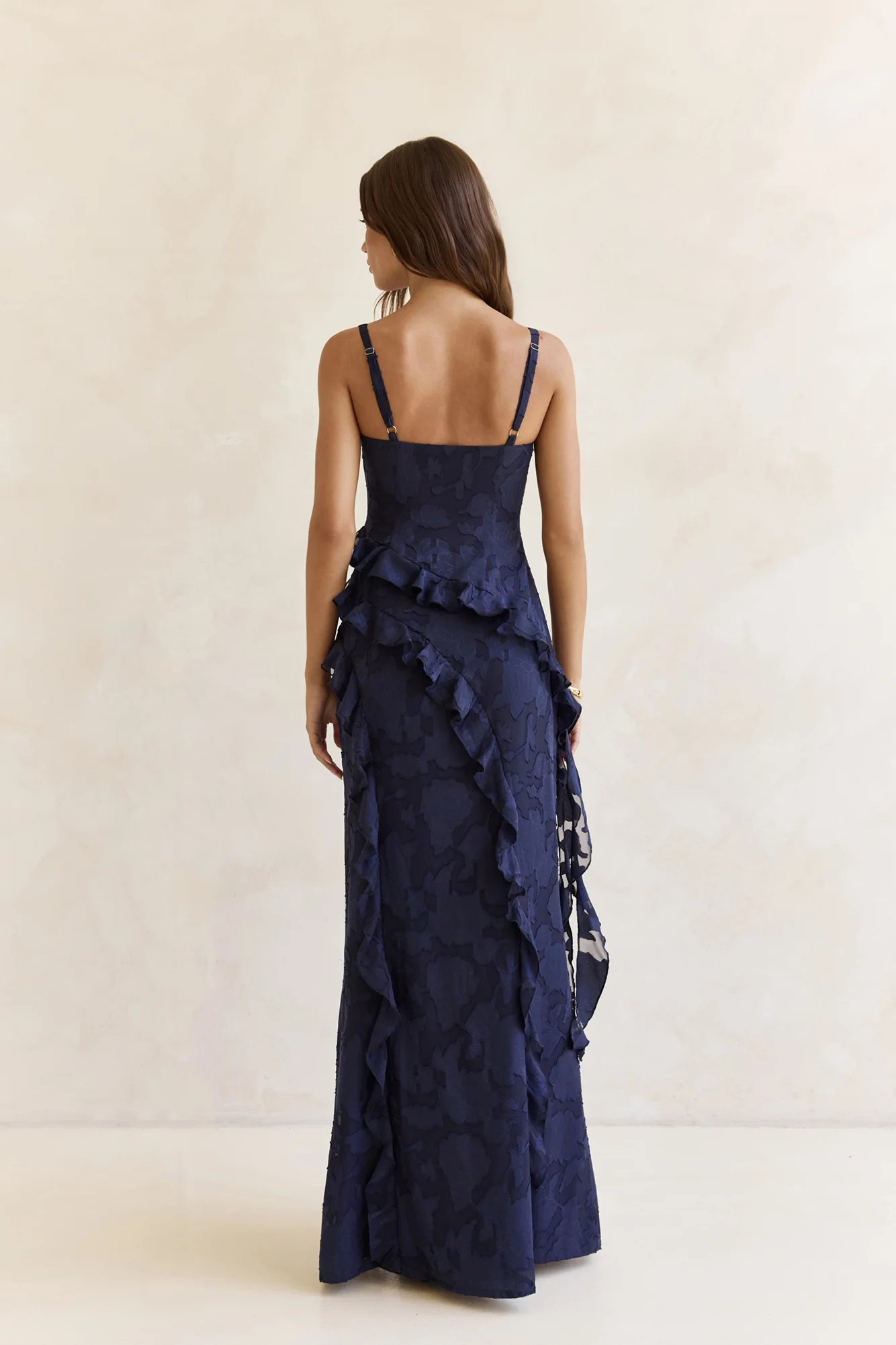 Urban Elegance Maxi Dress Navy - luluinthesky