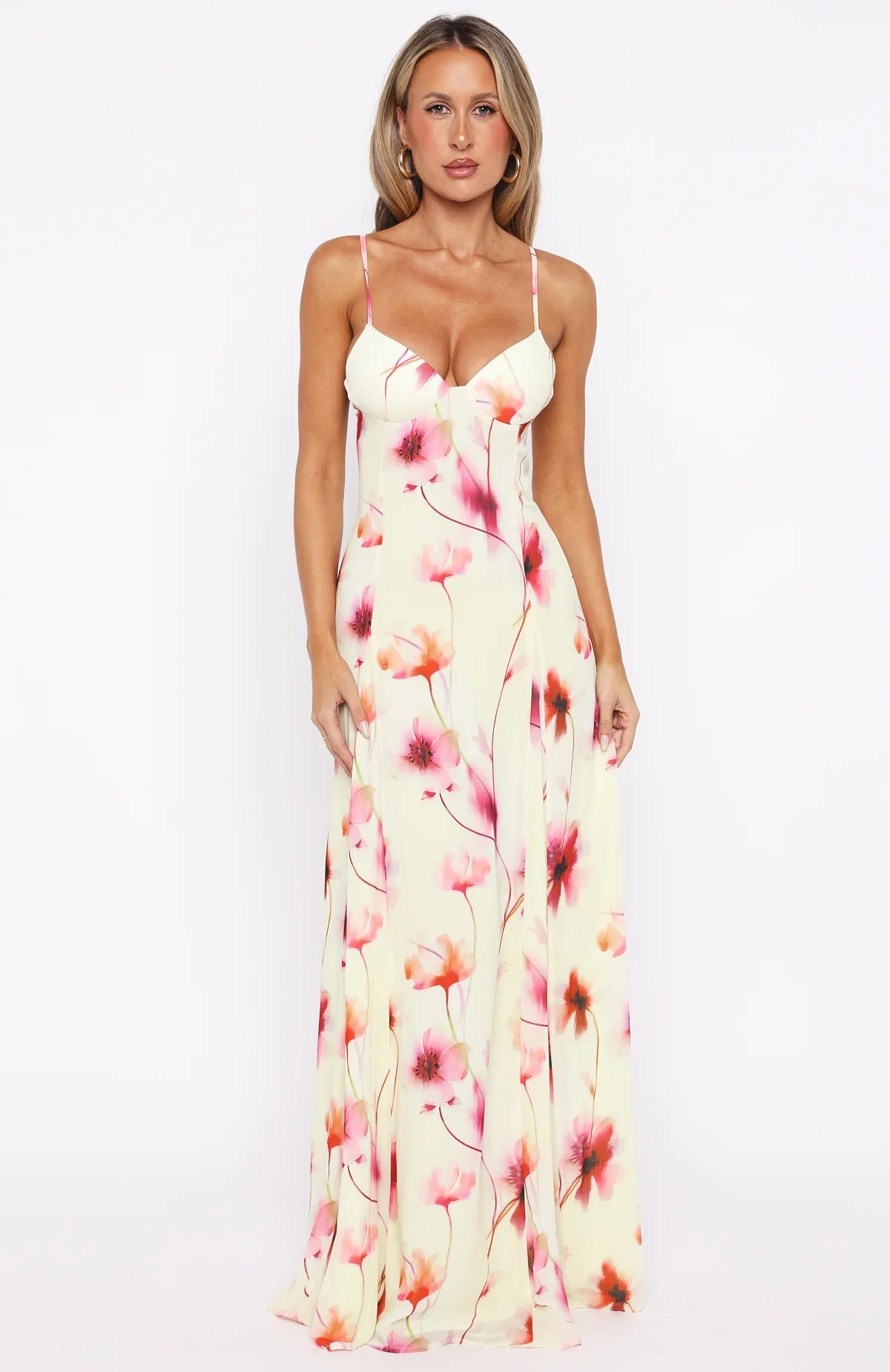 A Day In Nice Maxi Dress Butter Floral