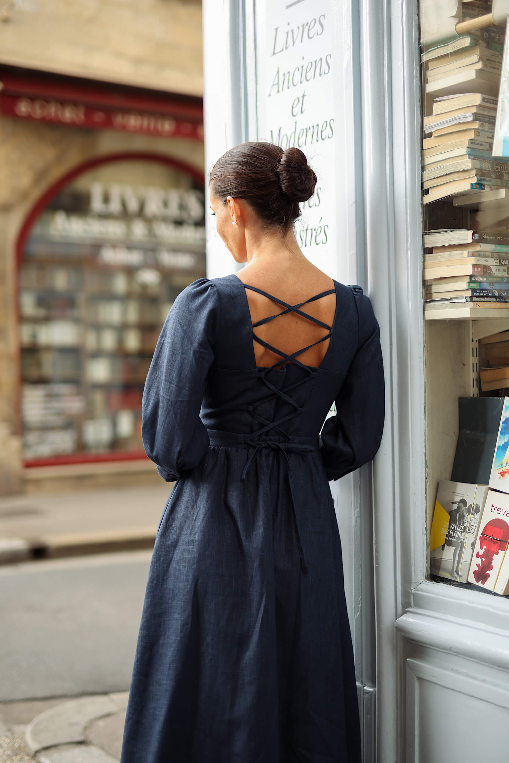Esther Linen Dress - luluinthesky