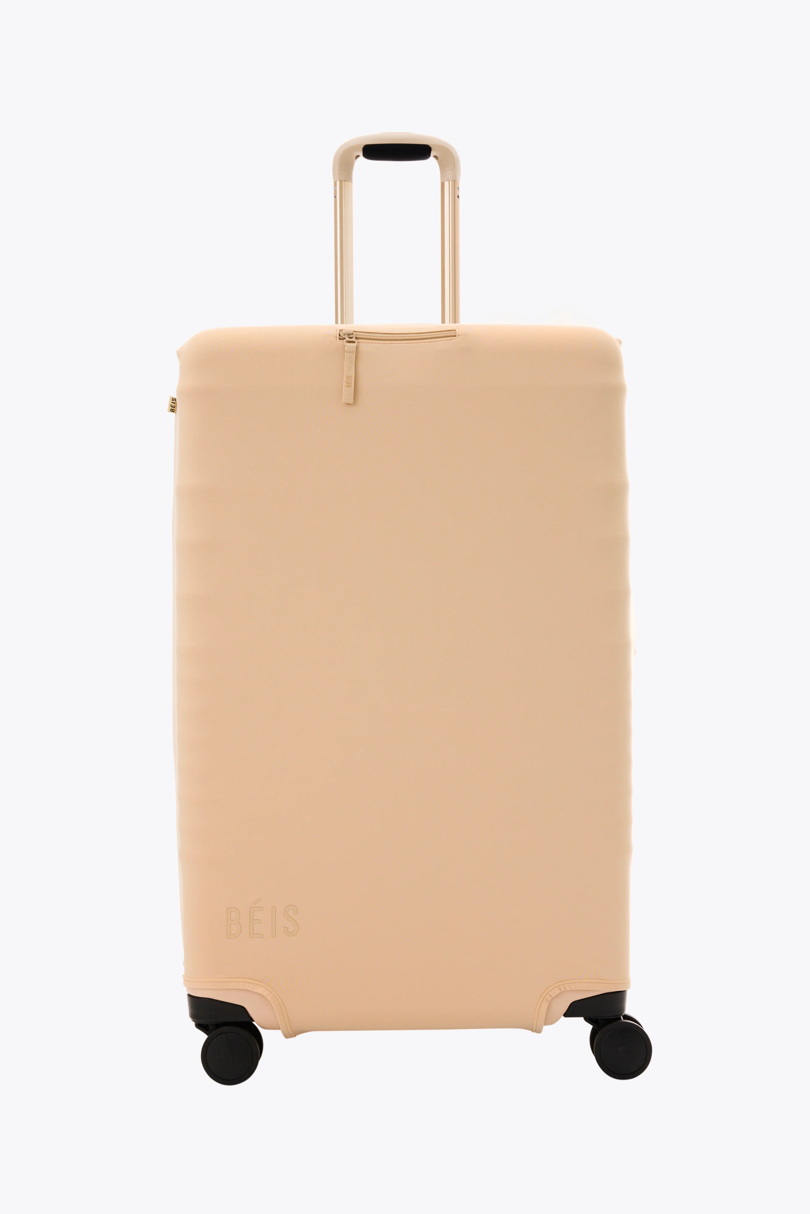 BEIS 'The Large Check-In Luggage Cover in Beige