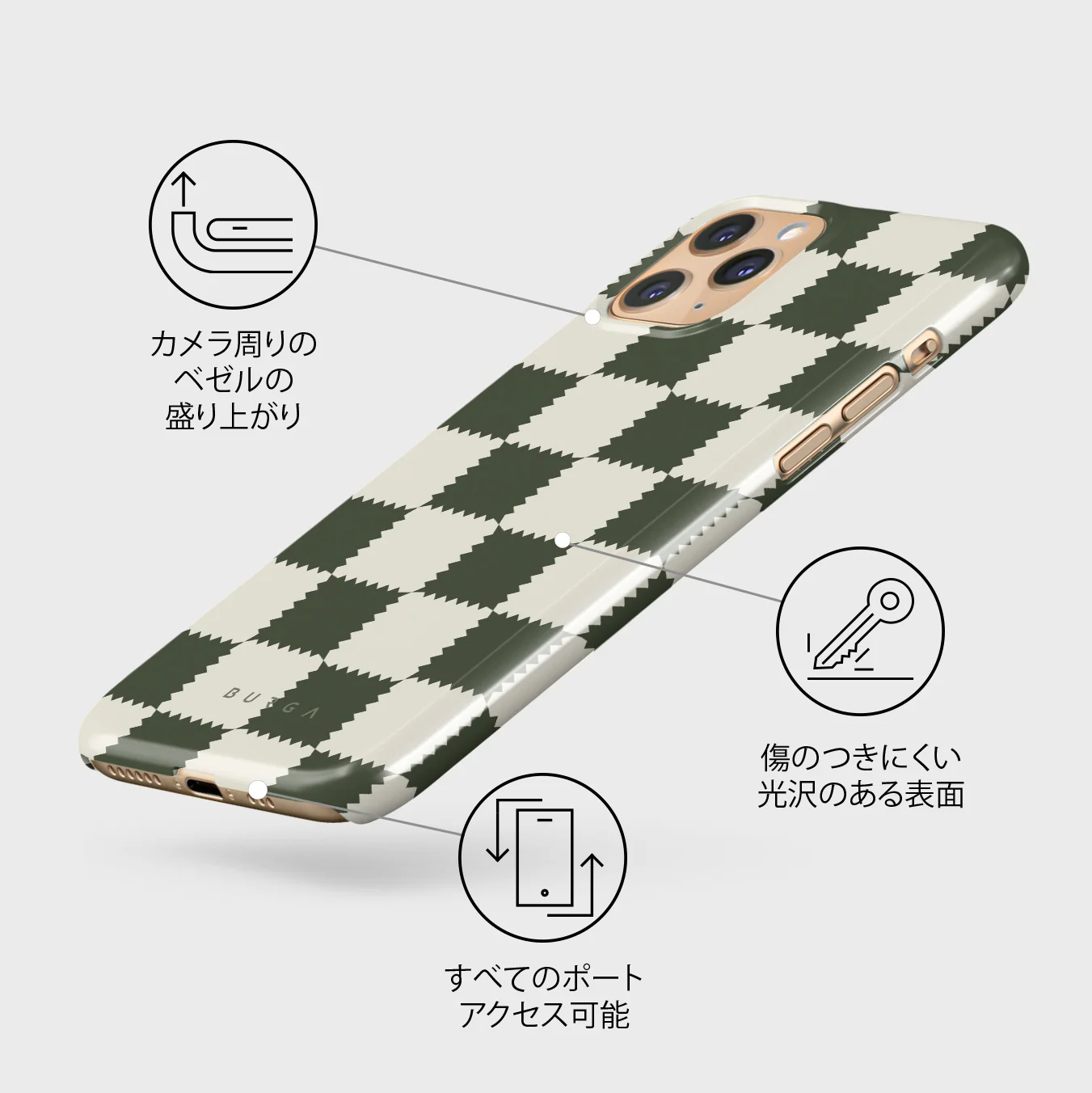 Retro Grid - iPhone 11 Pro Max ケース