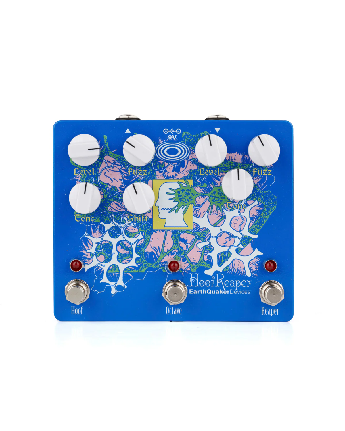 Brain Dead x EarthQuaker Hoof Reaper Pedal - Blue