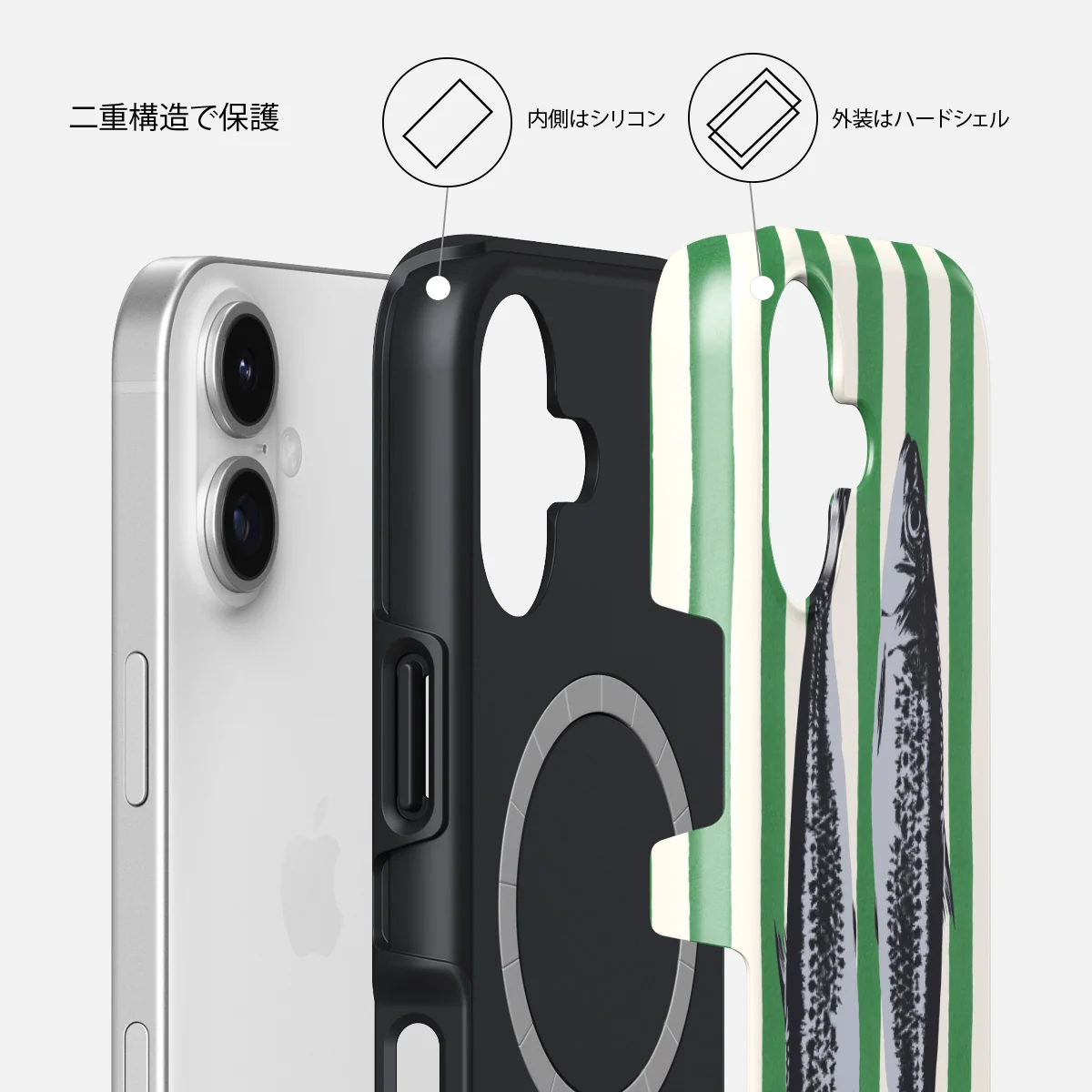 Sardinhas - iPhone 17 ケース