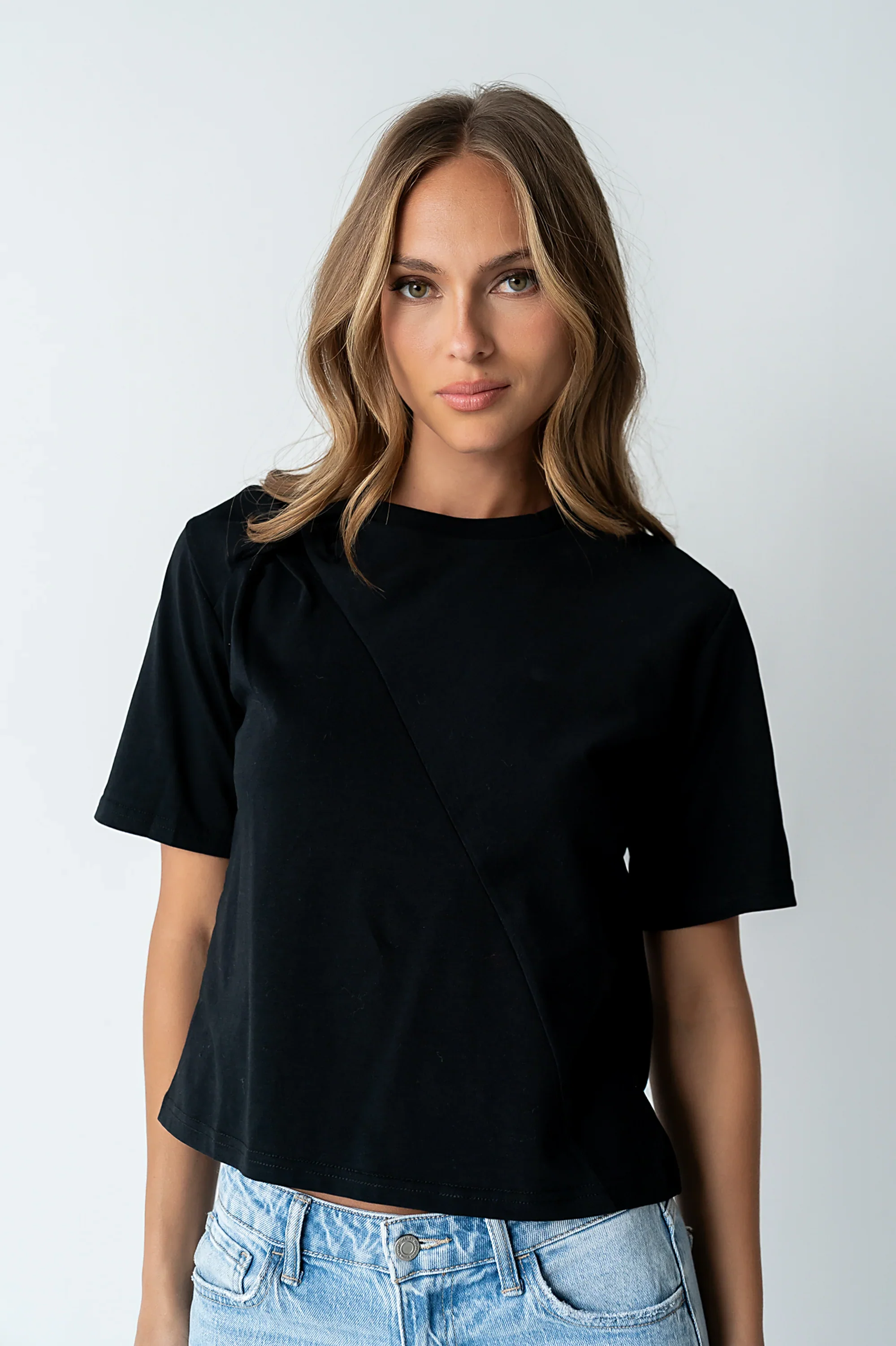 Buckley Knot Top in Black