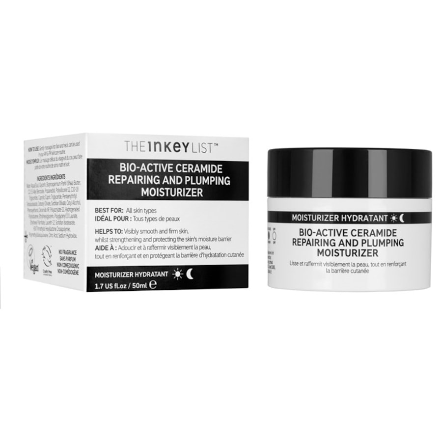 The INKEY List Kremy nawilżające Bio-Active Ceramide Repairing and Plumping Moisturizer