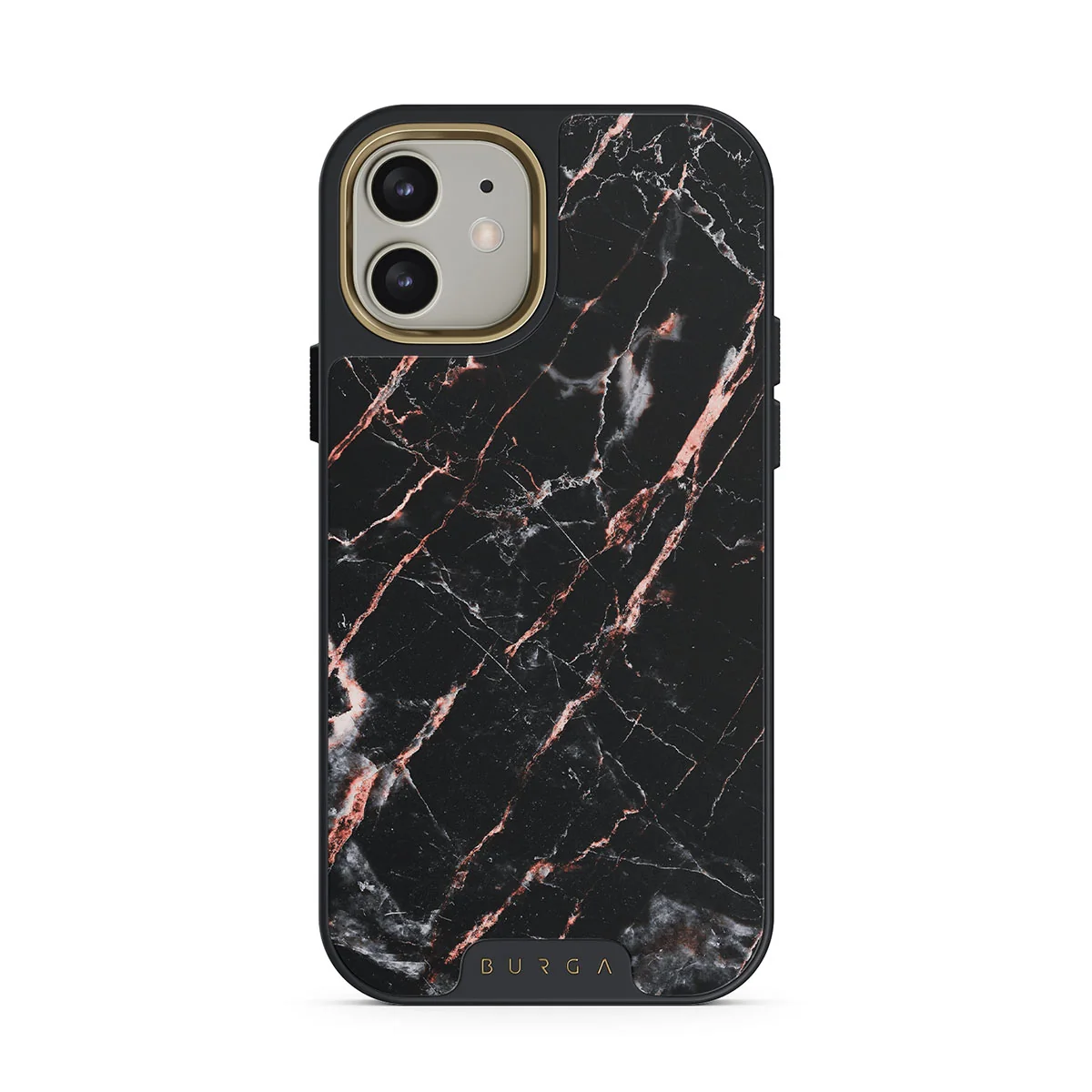 Rose Gold Marble - iPhone 12 ケース