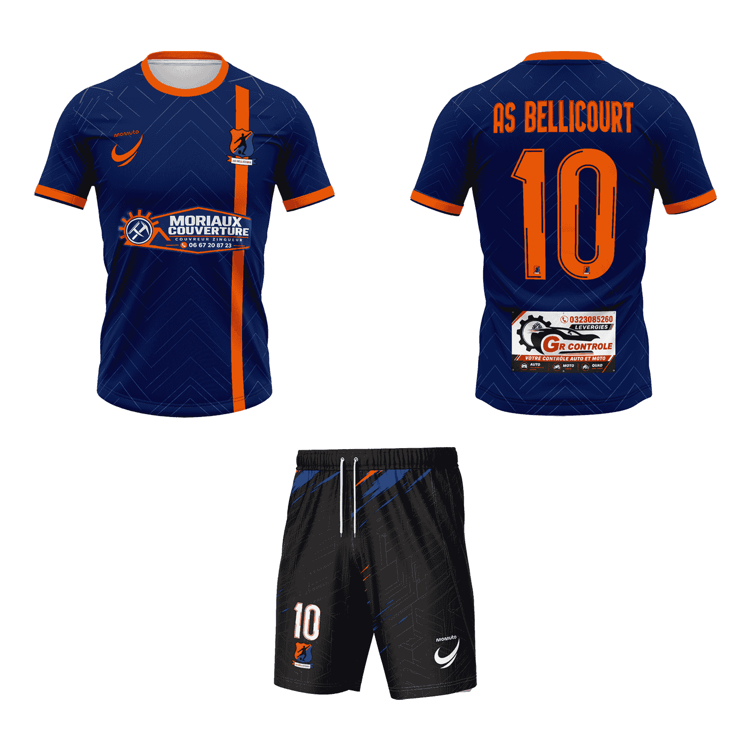 AS Bellicourt — Kit Complet Personnalisé